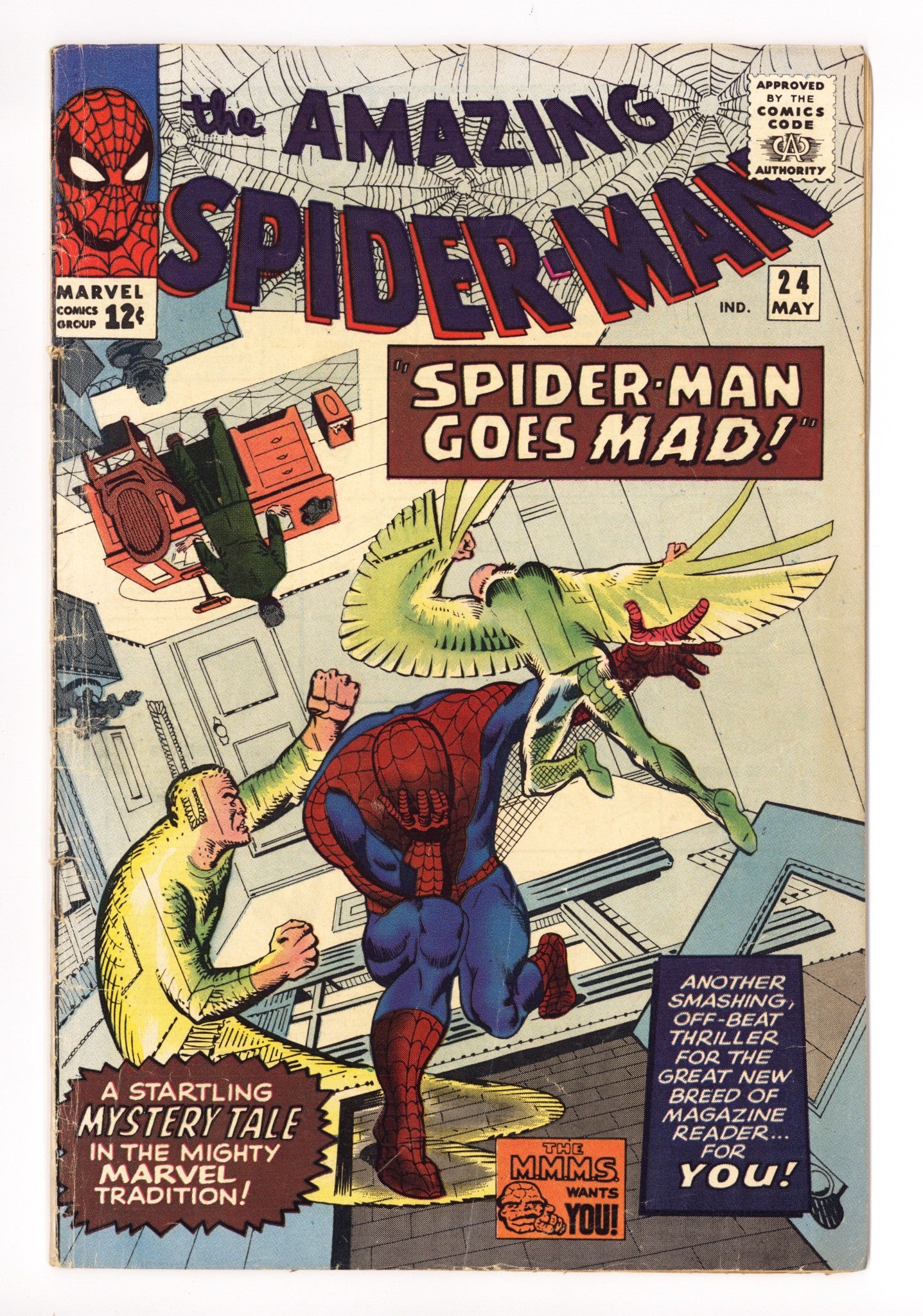 The Amazing Spider-Man Vol 1 24 VG+ (4.5) (1965) 