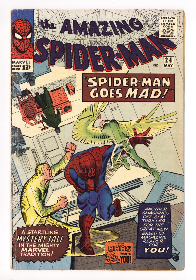 The Amazing Spider-Man Vol 1 24 VG+ (4.5) (1965) 