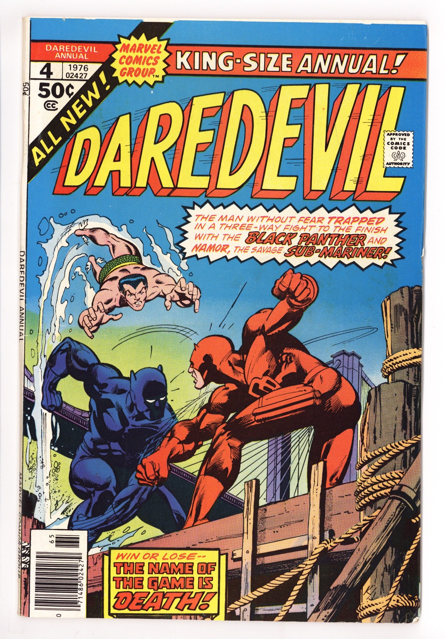 Daredevil Annual Vol 1 4 FN+ (6.5) (1976) 