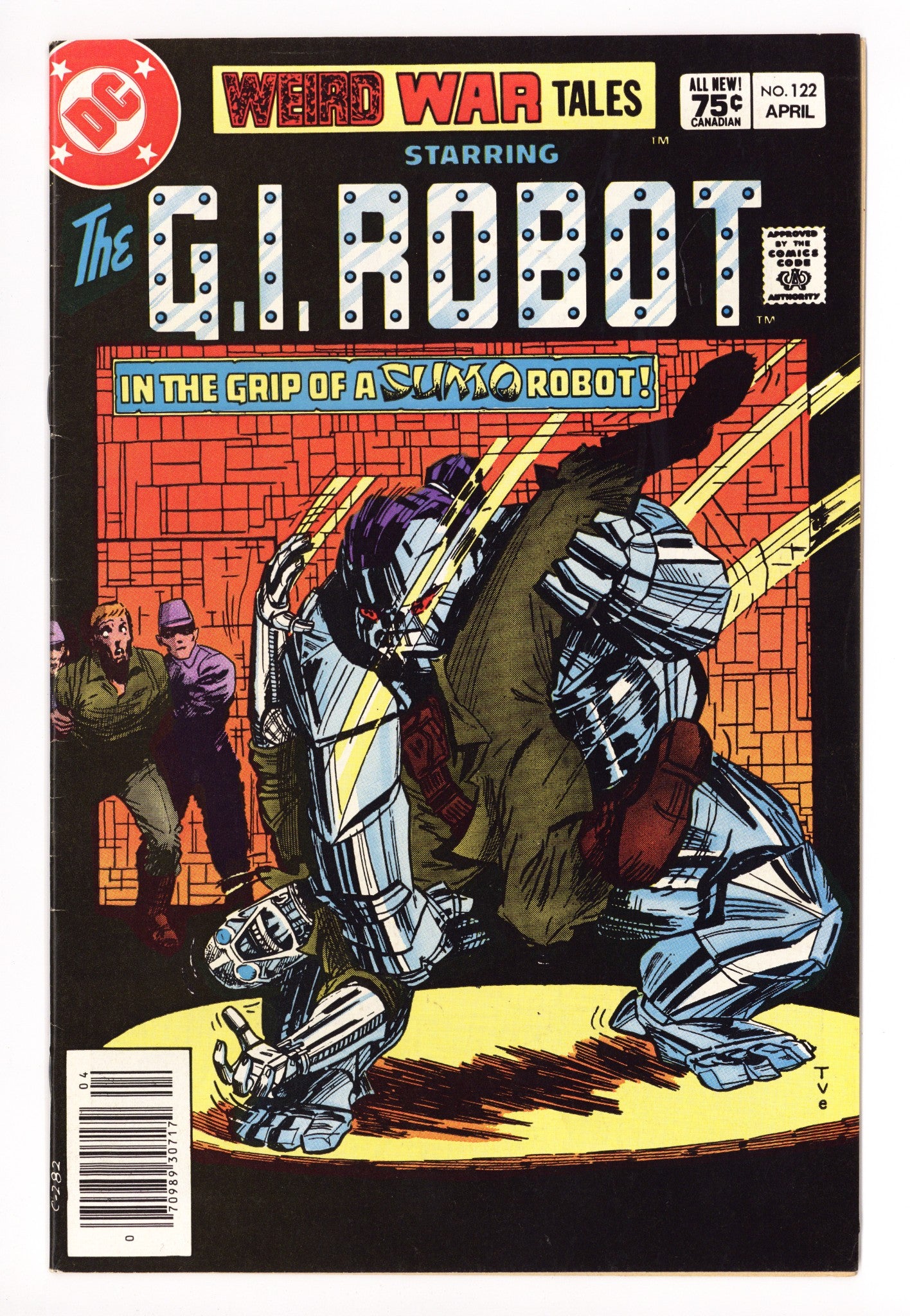 Weird War Tales Vol 1 122 FN (6.0) (1983) Canadian Price Variant 