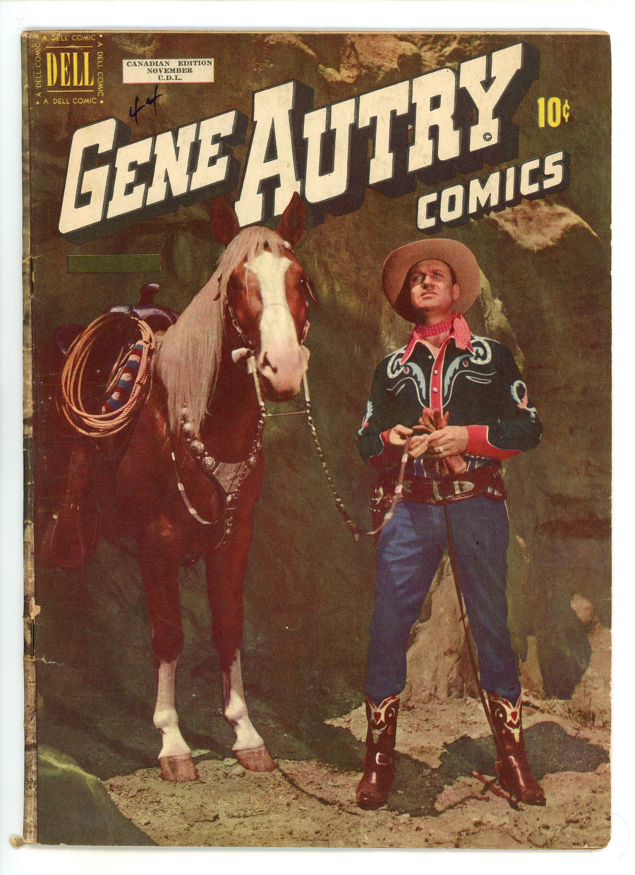 Gene Autry Comics 44 VG- (3.5) (1950) Canadian Edition 
