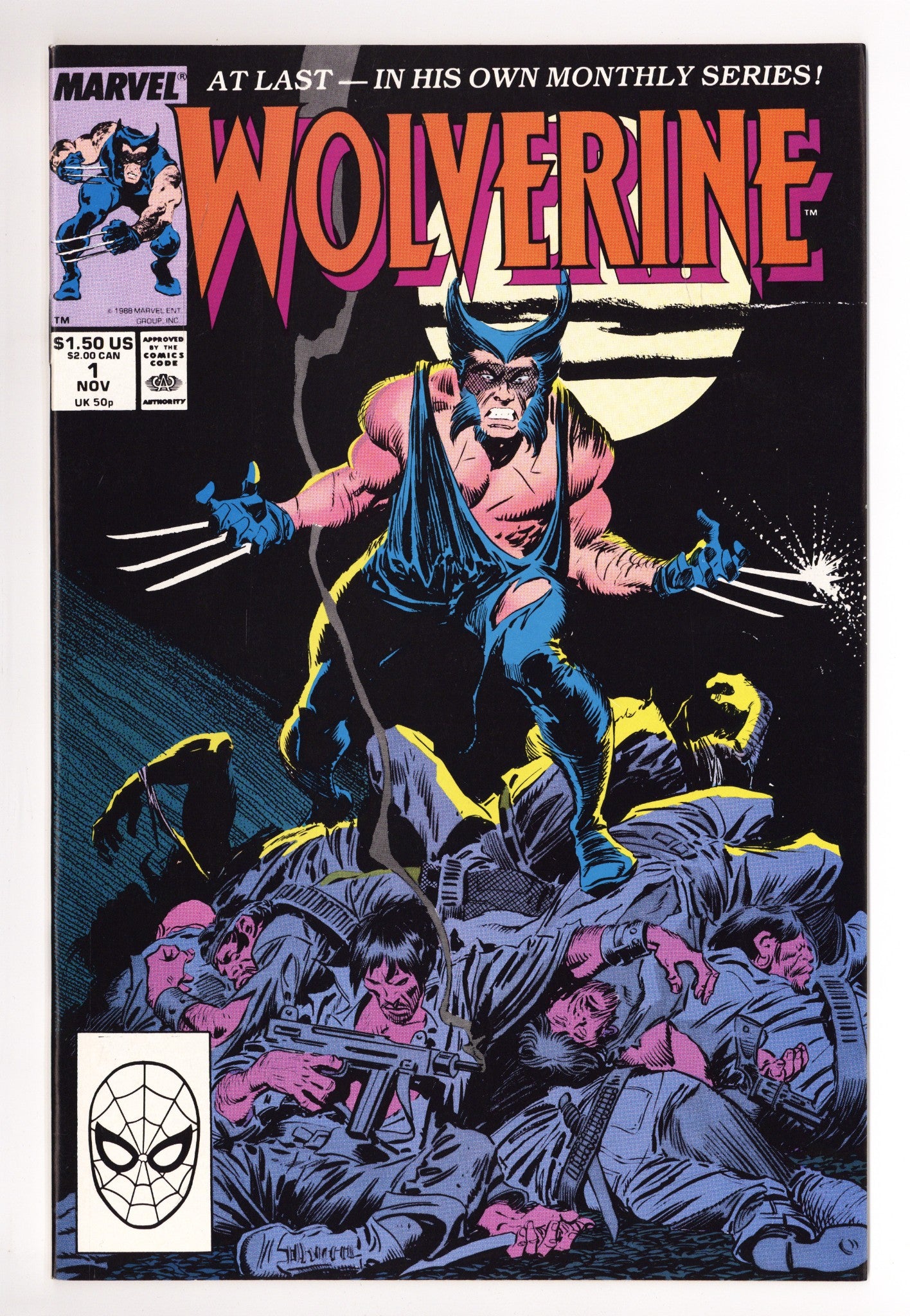Wolverine Vol 2 1 VF/NM (9.0) (1988) 