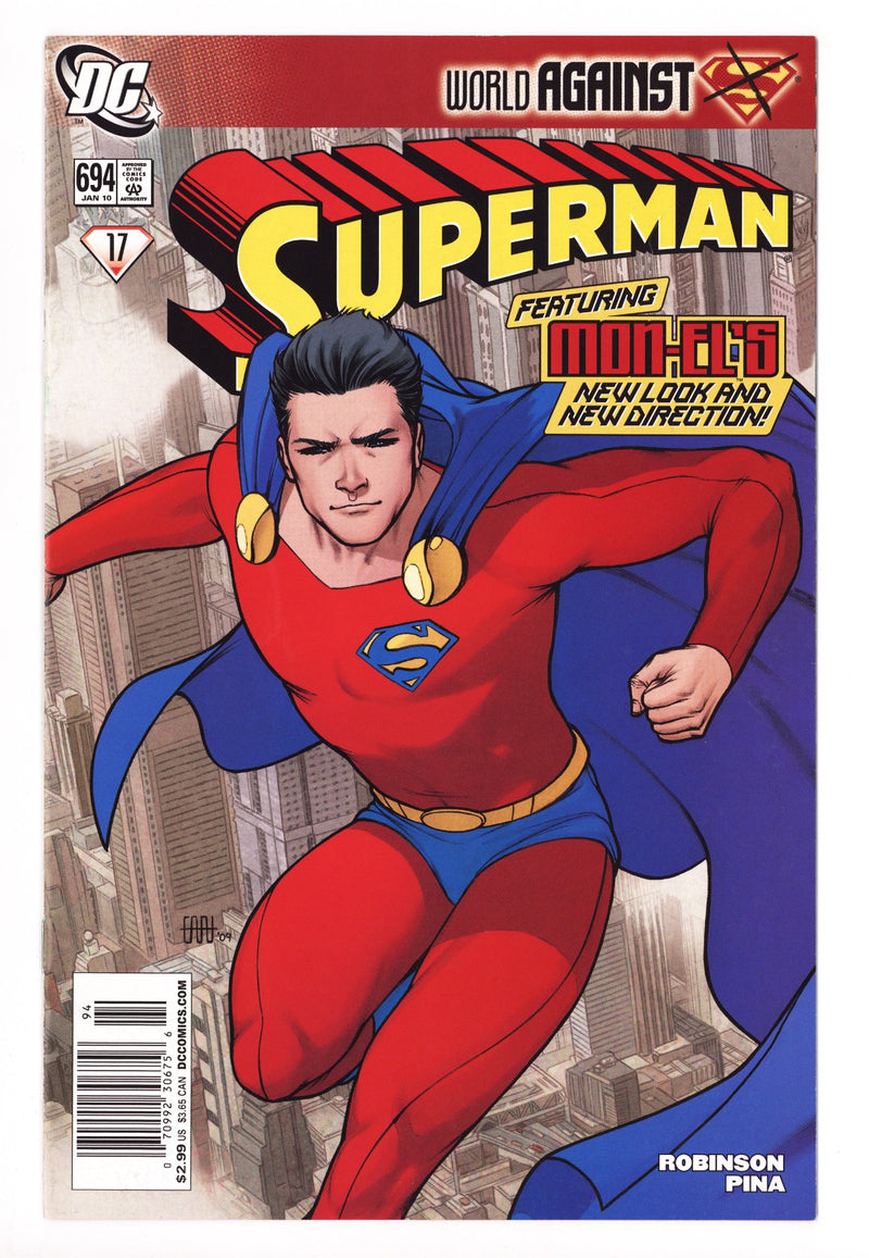 Superman Vol 1 694 FN (6.0) (2010) Newsstand 