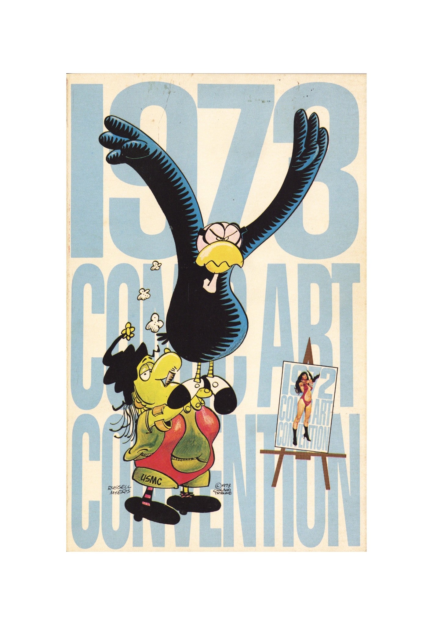 New York Comic Art Convention Program [nn] FN/VF (7.0) (1973) Signed x1 Interior Page Bill Gaines 