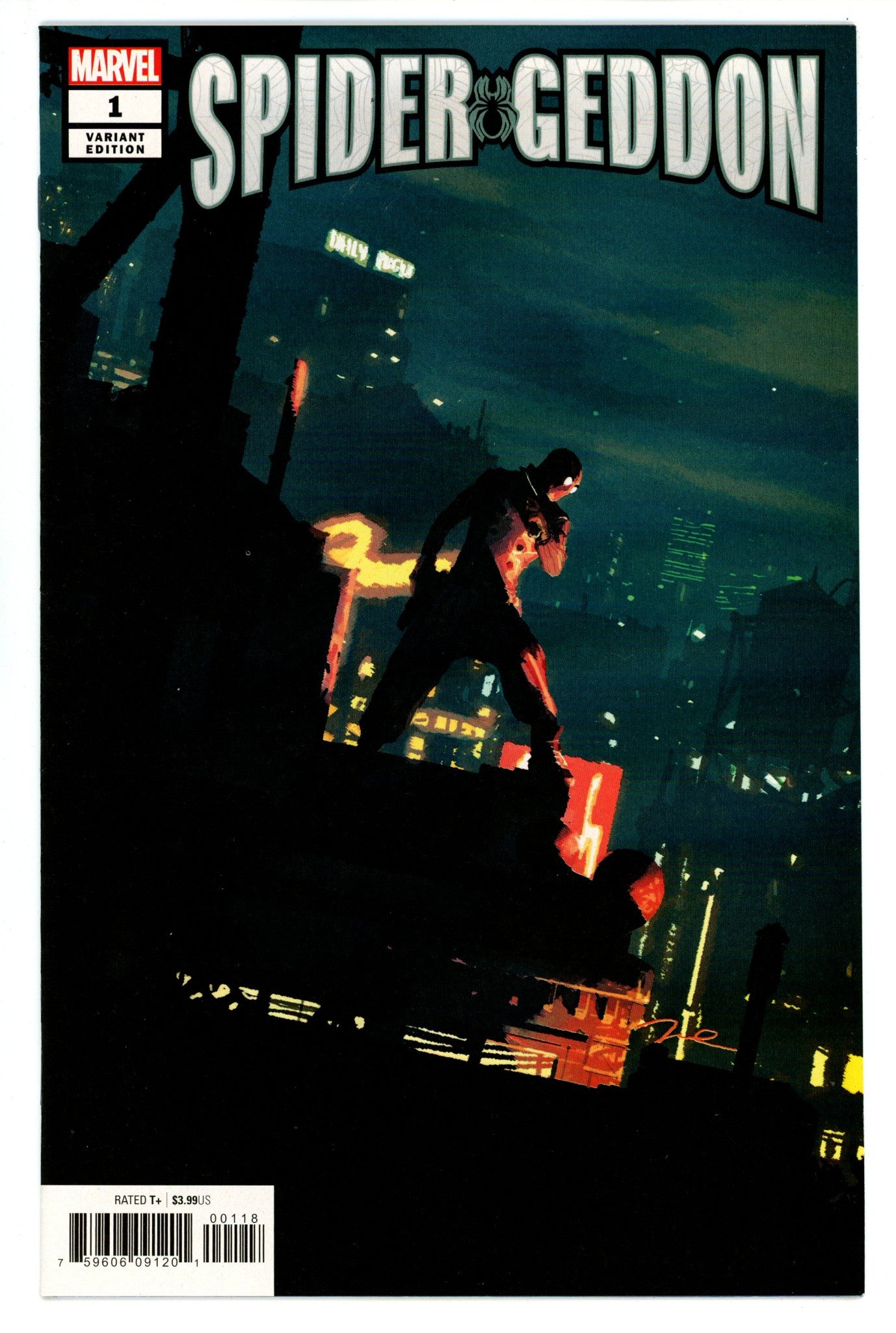 Spider-Geddon 1 NM- (9.2) (2018) Parel Variant 