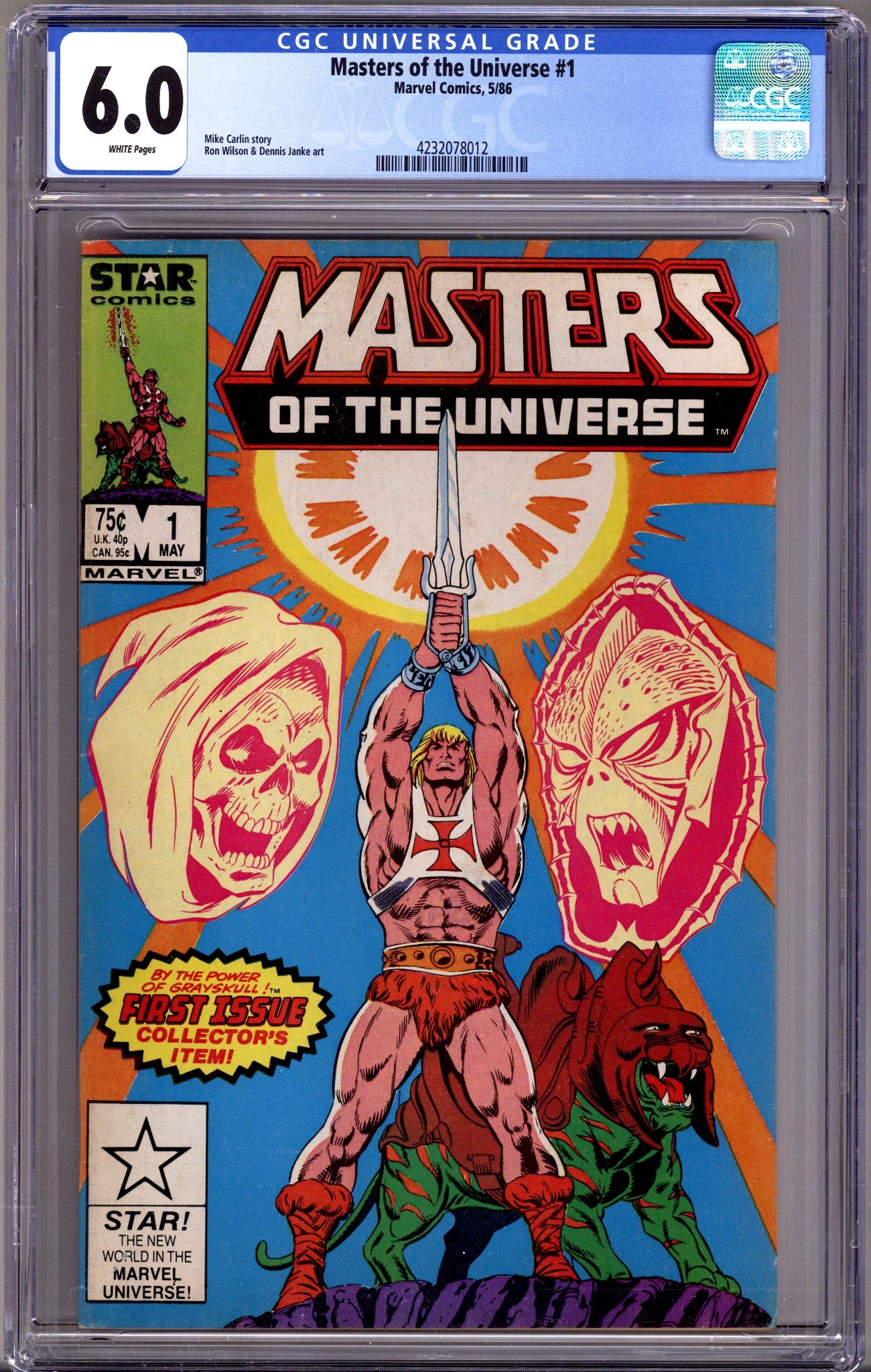 Masters of the Universe 1 CGC 6.0 (FN) (1986) 