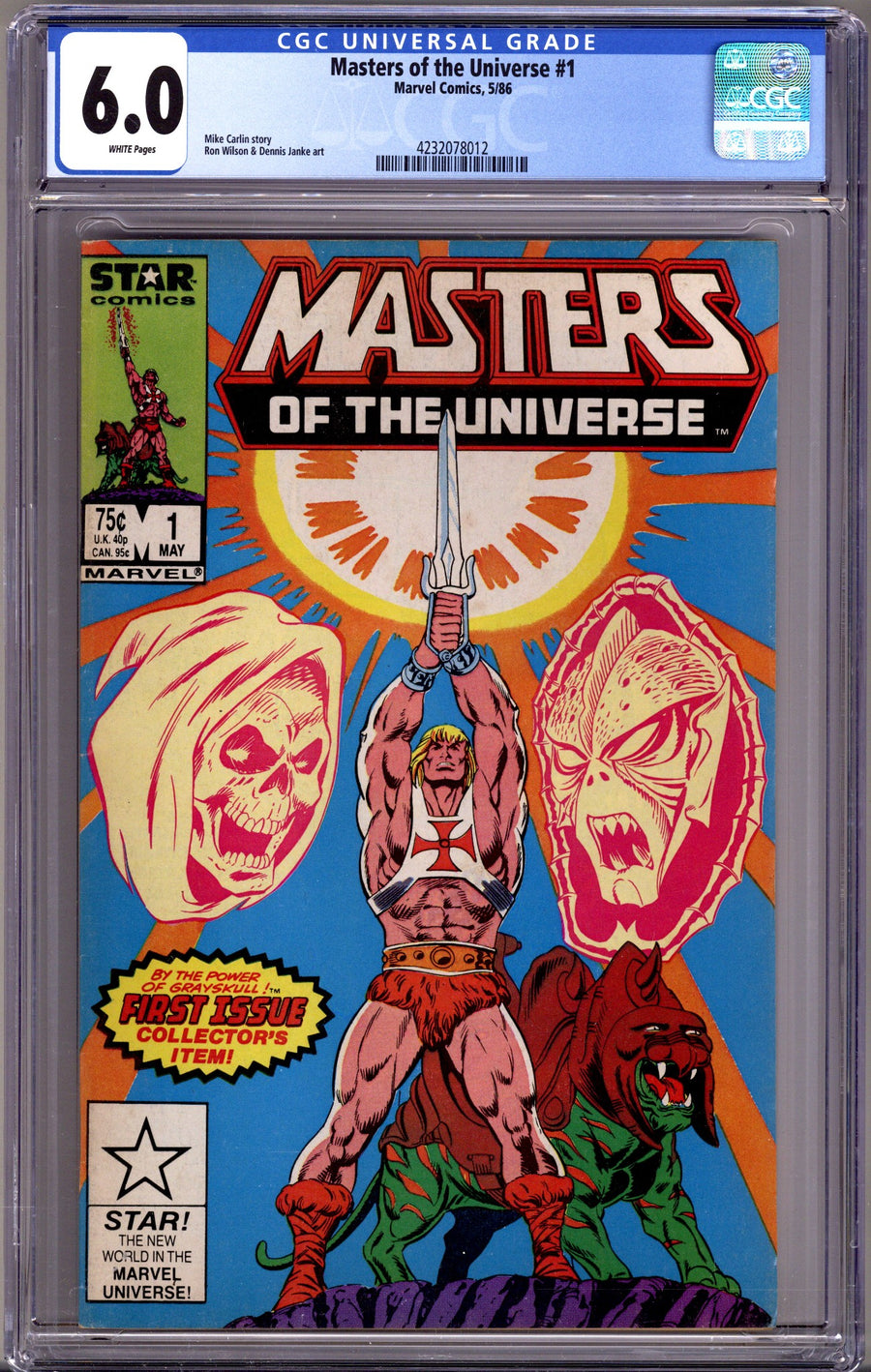 Masters of the Universe 1 CGC 6.0 (FN) (1986) 