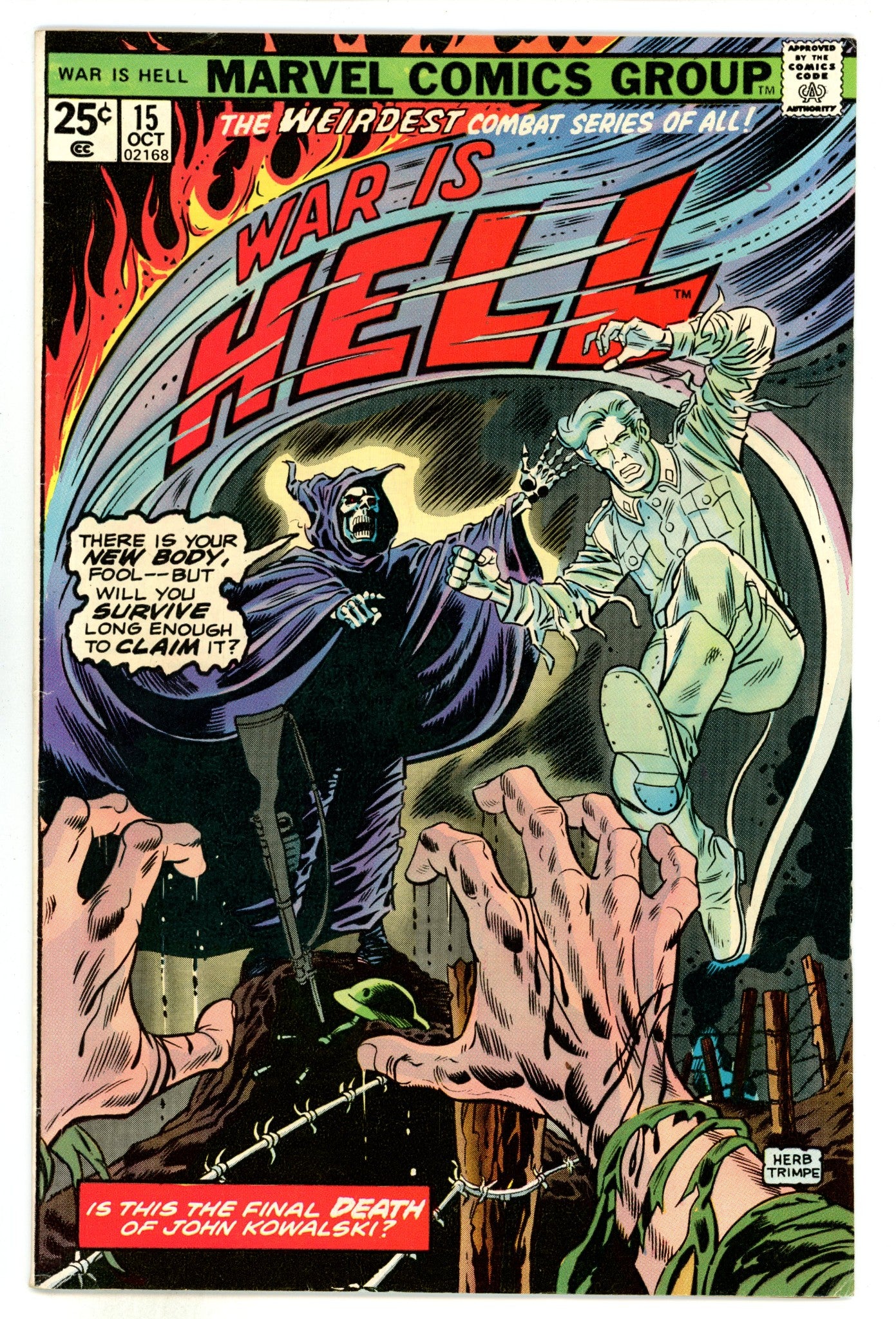 War Is Hell 15 FN- (5.5) (1975) 