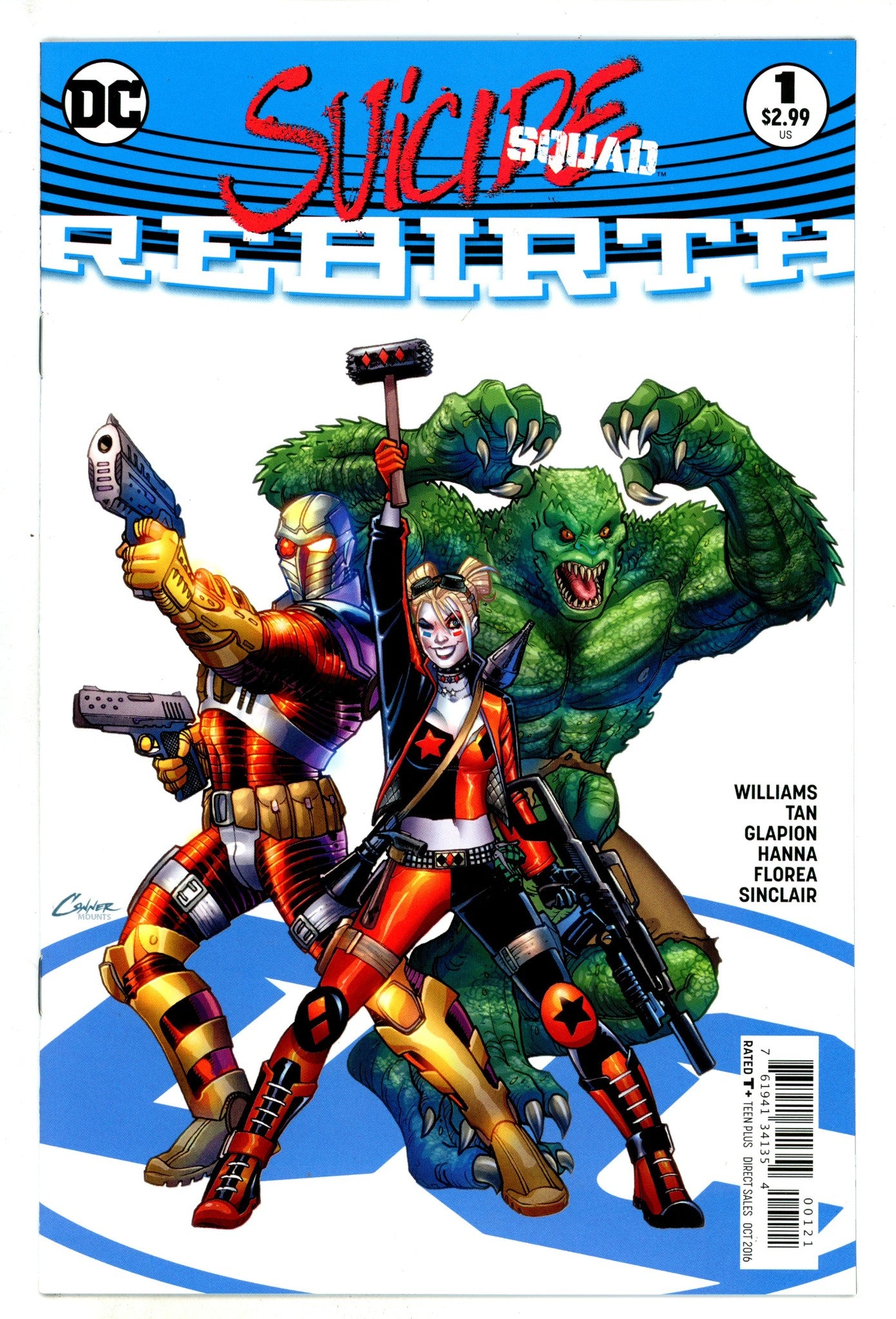 Suicide Squad: Rebirth 1 High Grade (2016) Conner Variant 