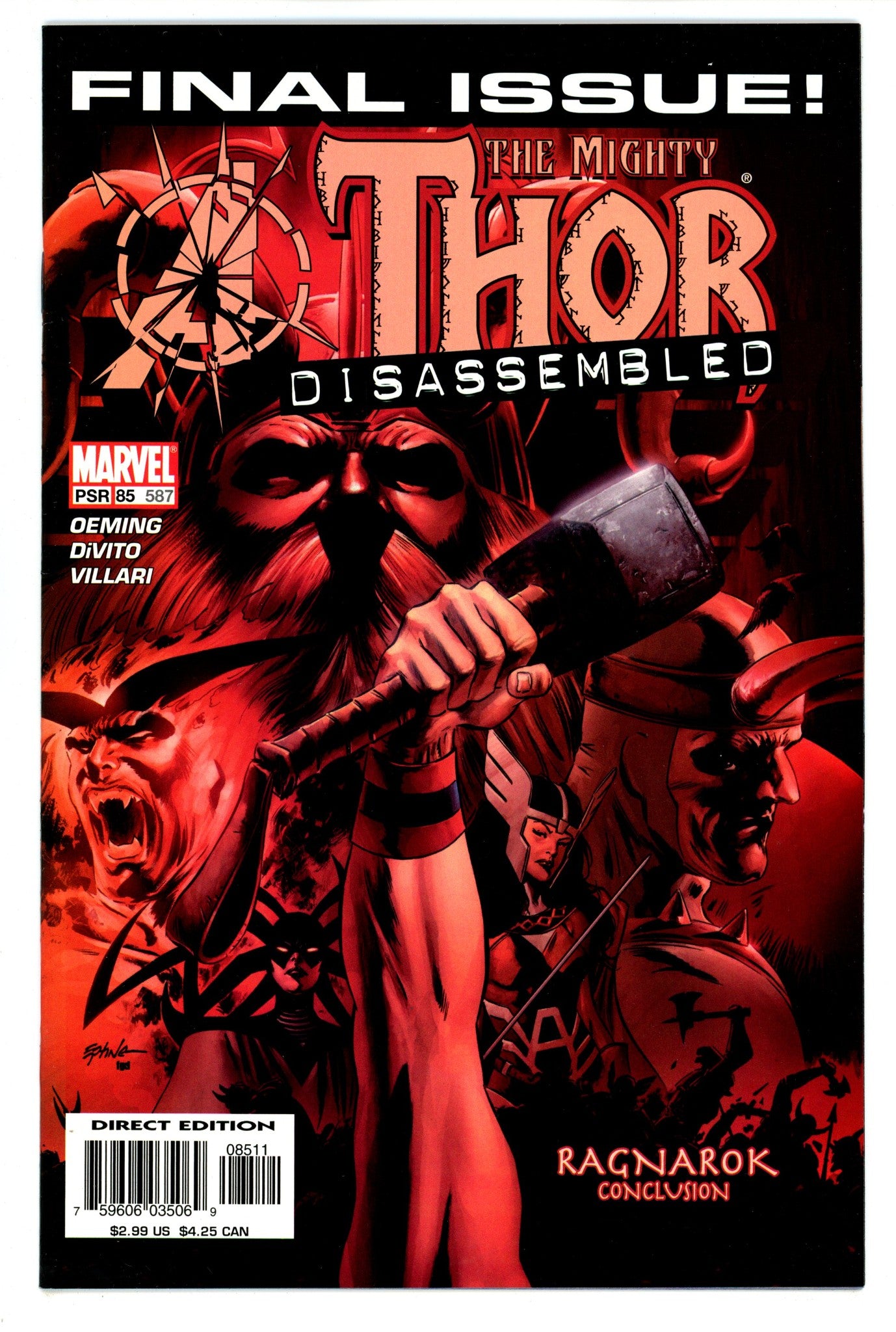 Thor Vol 2 85 (587) High Grade (2004) 