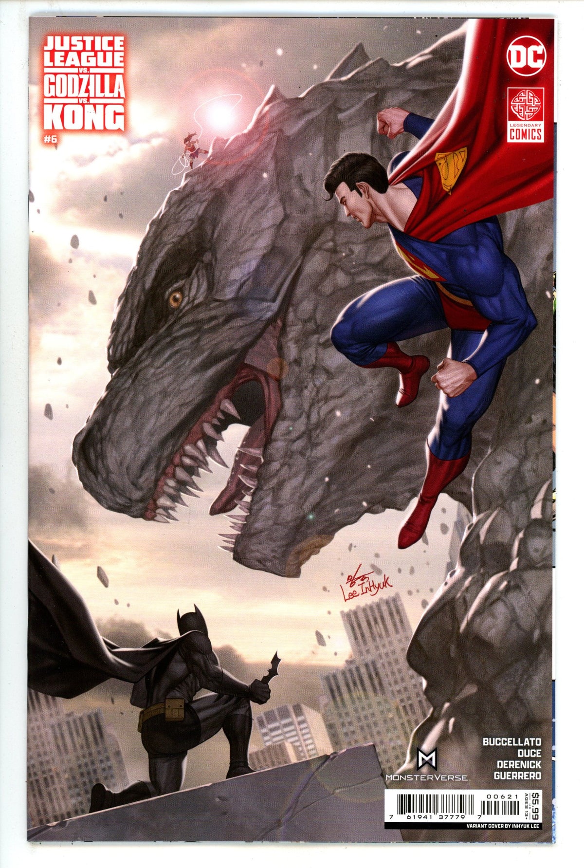Justice League Vs Godzilla Vs Kong #6 DC (2024) InHy | CaptCan Comics ...