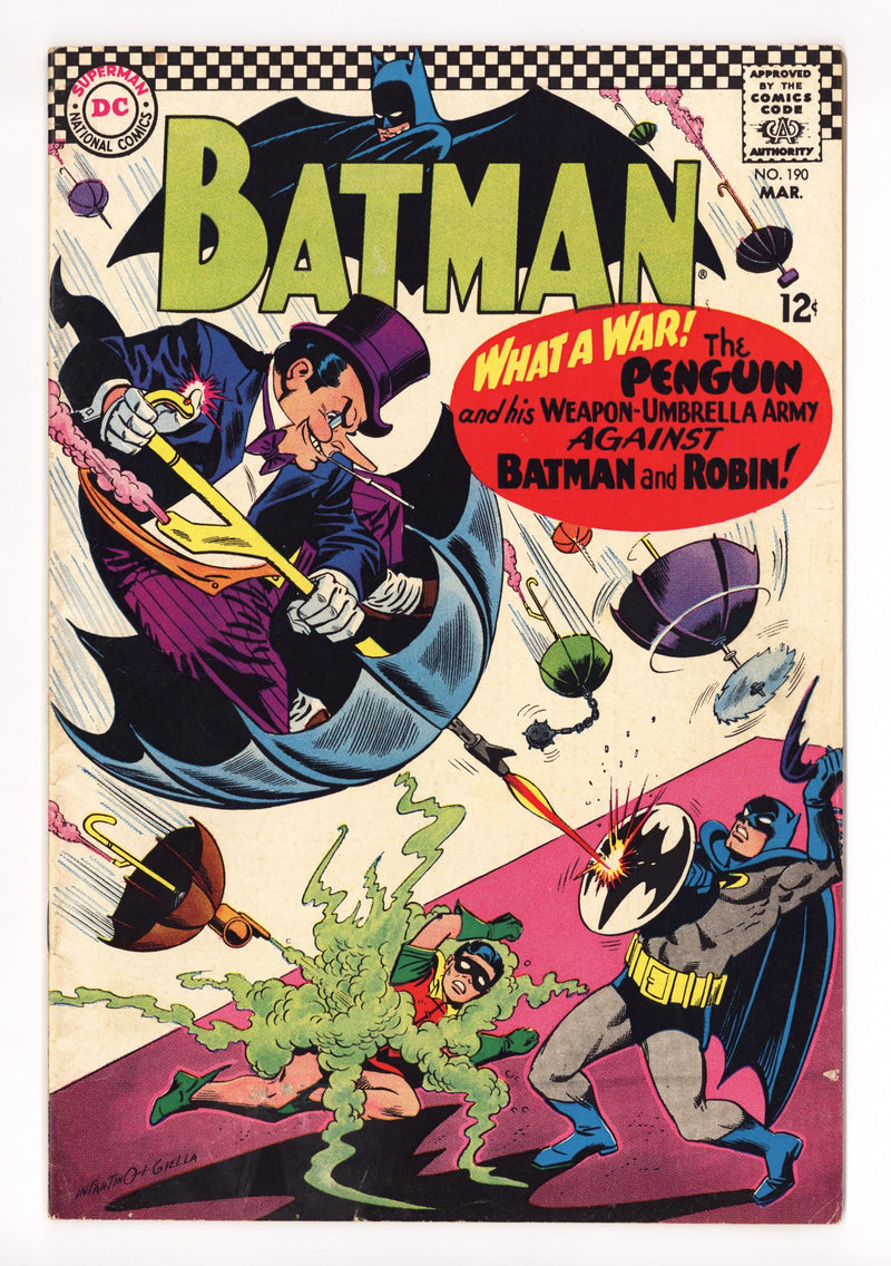 Batman Vol 1 190 VG+ (4.5) (1967) 