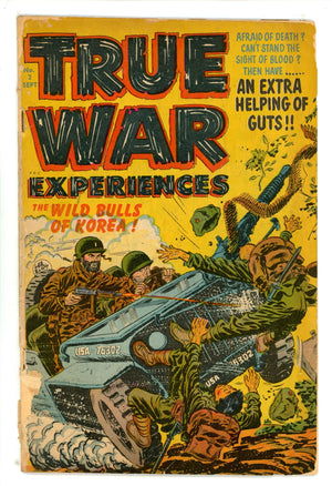 True War Experiences 2 Cover Detached FR (1952)