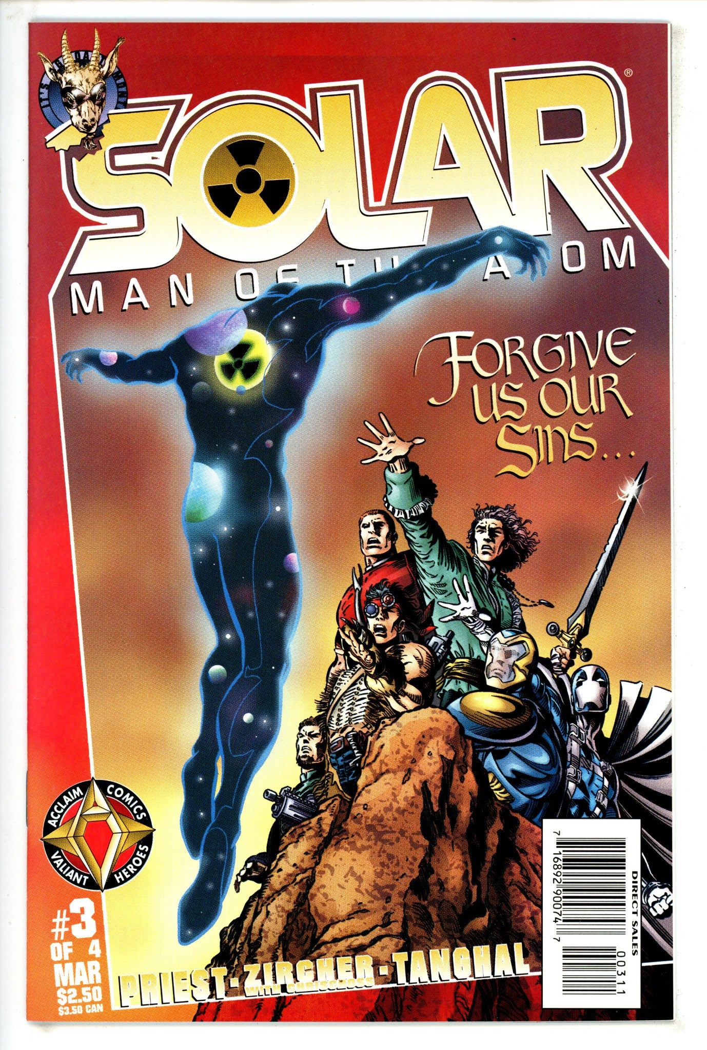 Solar, Man of the Atom: Hell on Earth Vol 1 3 (1998)