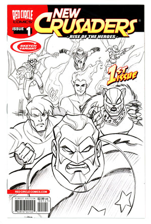 New Crusaders 1 High Grade (2012) Norton Sketch Variant