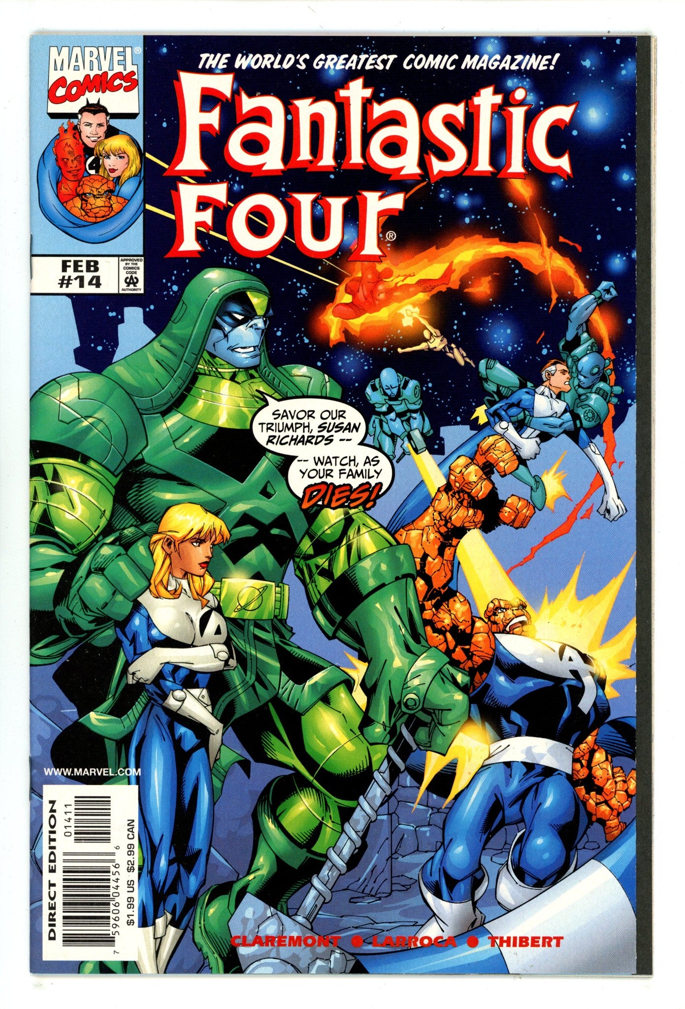 Fantastic Four Vol 3 14 High Grade (1999) 
