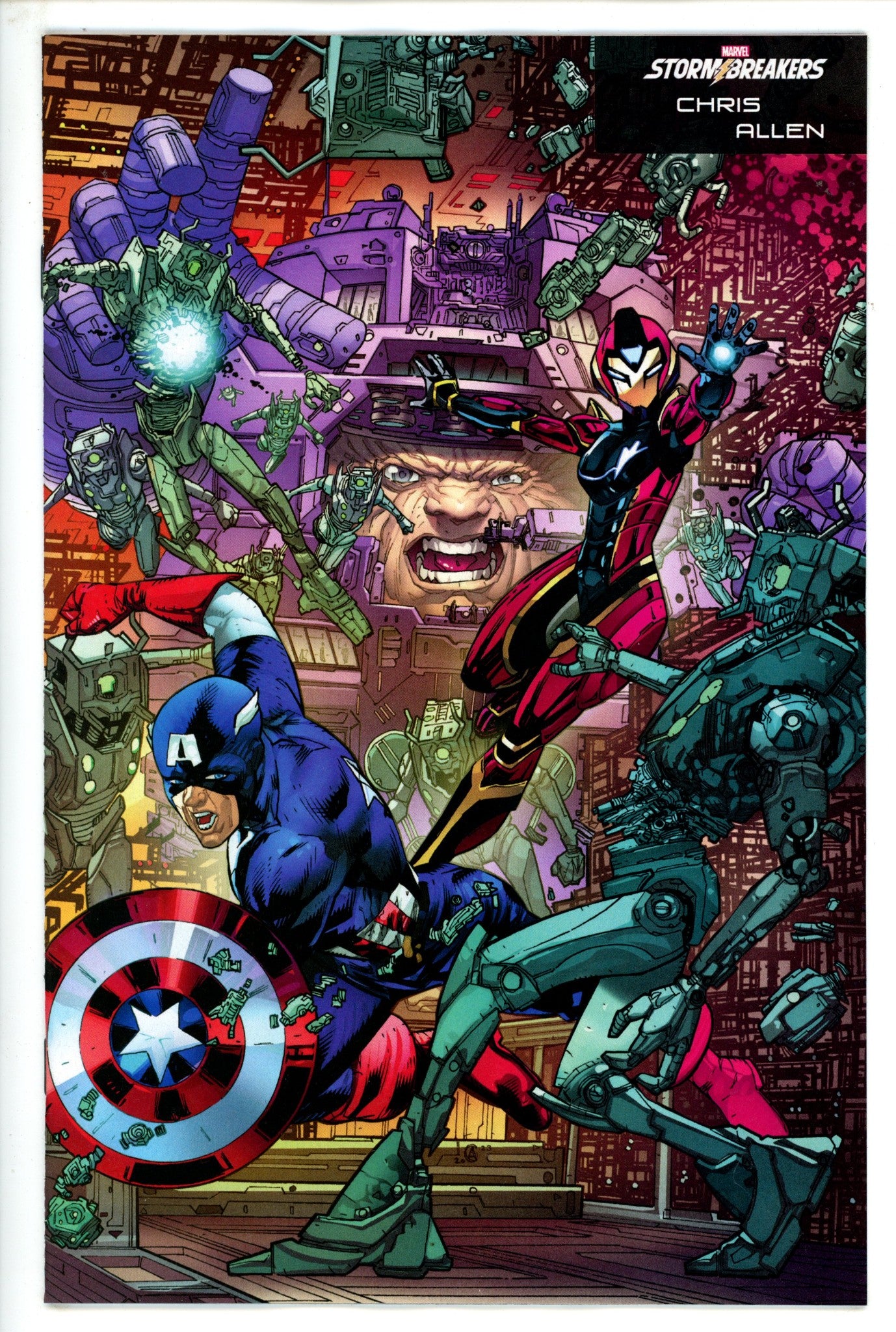 Invincible Iron Man Vol 4 10 Allen Stormbreaker Variant (1900)