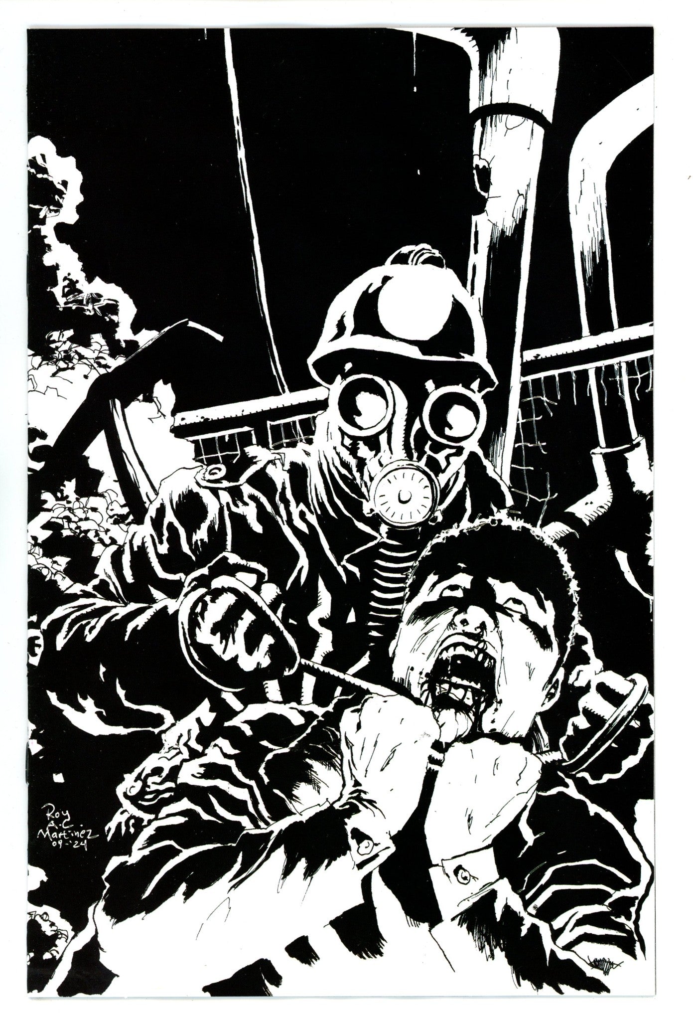 Valentine Bluffs Massacre Remembrance 1 Martinez B&W Variant (2025)