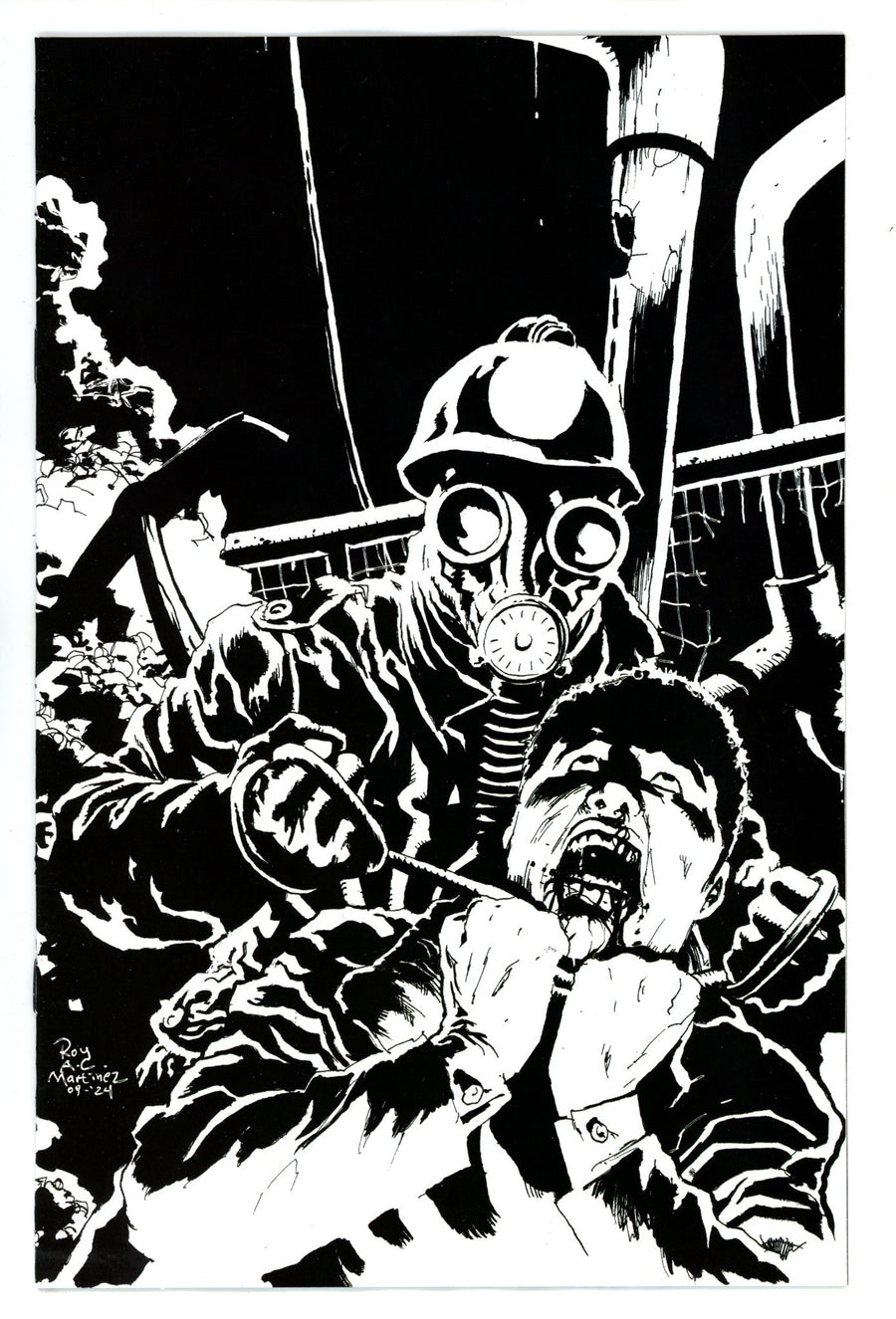 Valentine Bluffs Massacre Remembrance 1 Martinez B&W Variant (2025)