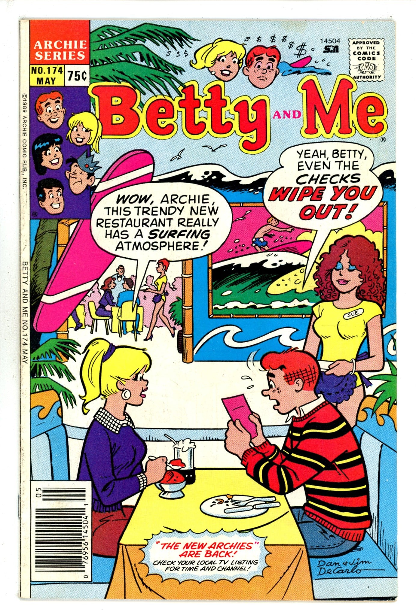 Betty and Me 174 Newsstand FN- (1989)