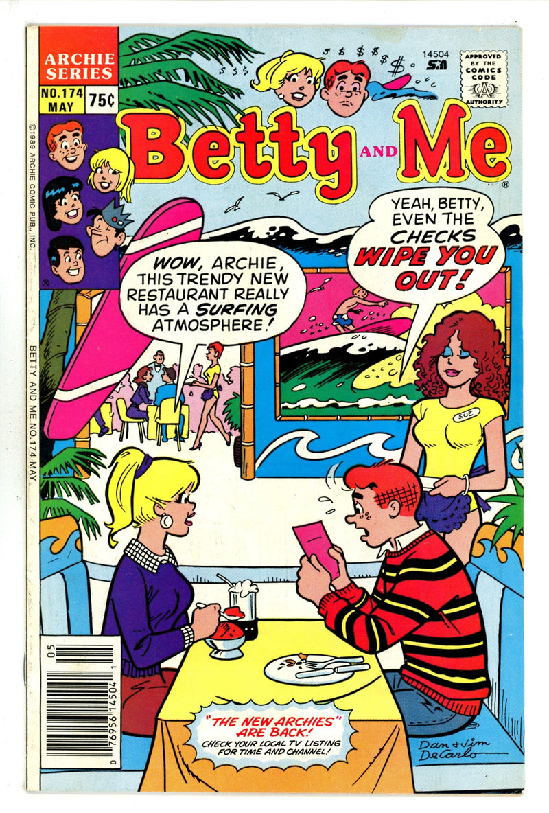 Betty and Me 174 Newsstand FN- (1989)