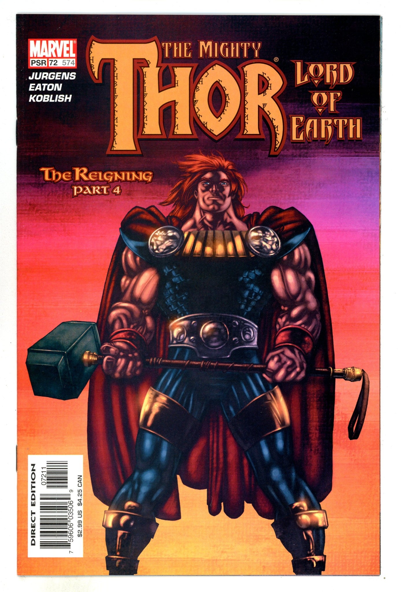 Thor Vol 2 72 (574) High Grade (2004) 