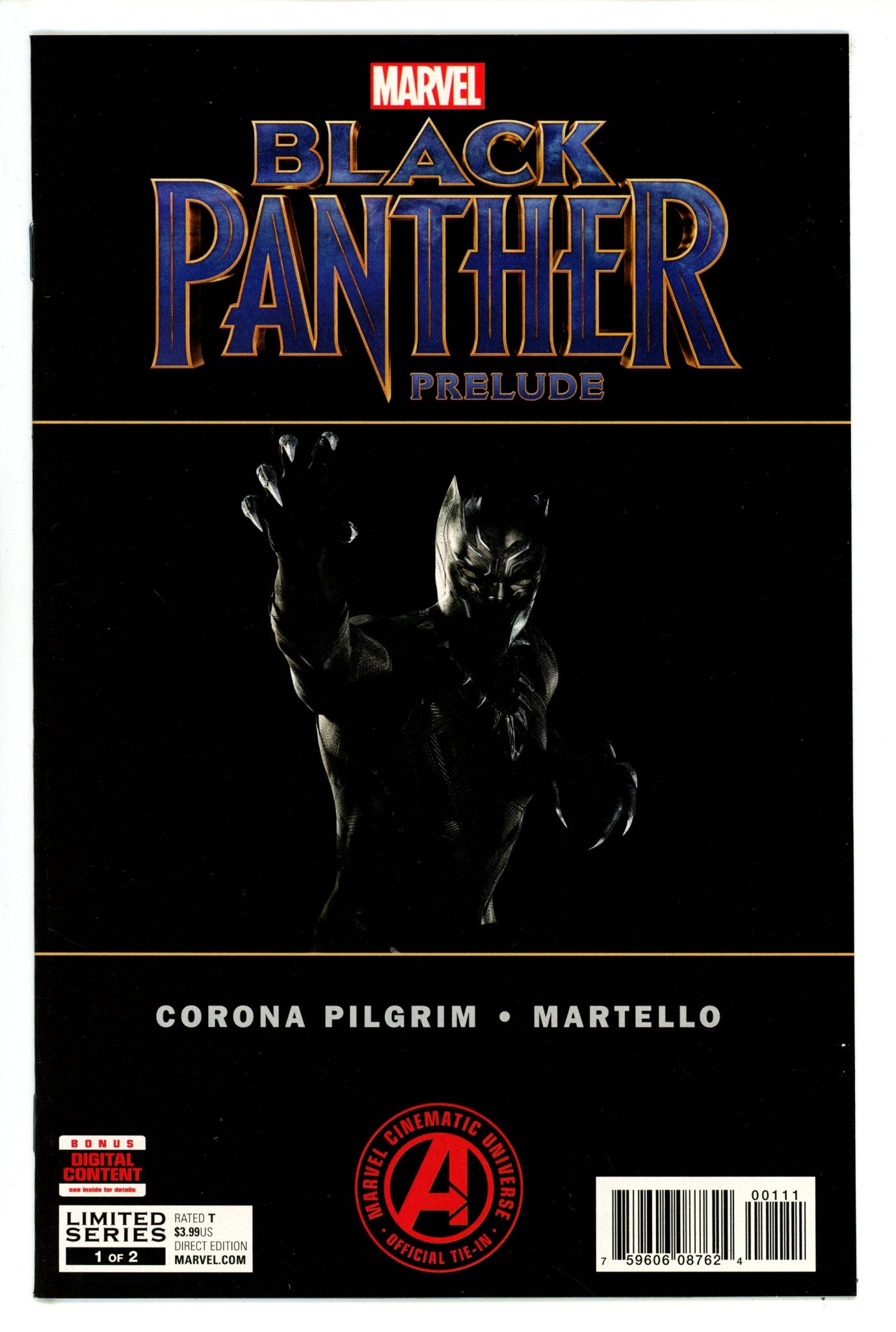 Black Panther Prelude 1 NM (9.4) (2017)