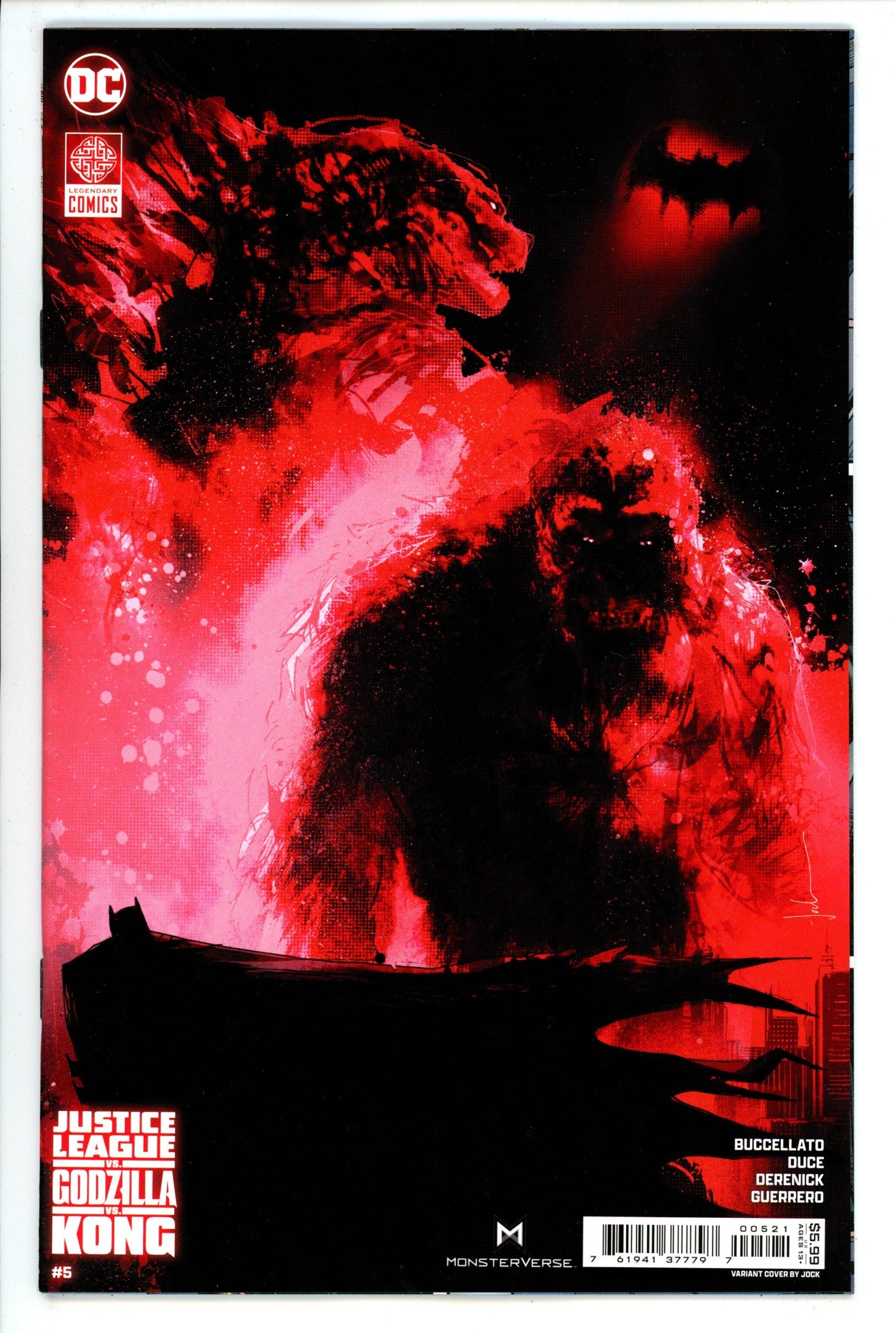Justice League Vs Godzilla Vs Kong 5 Jock Variant (2024)