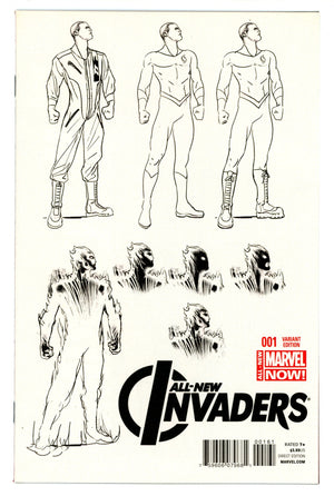All-New Invaders 1 High Grade (2014) Pugh Design Incentive Variant