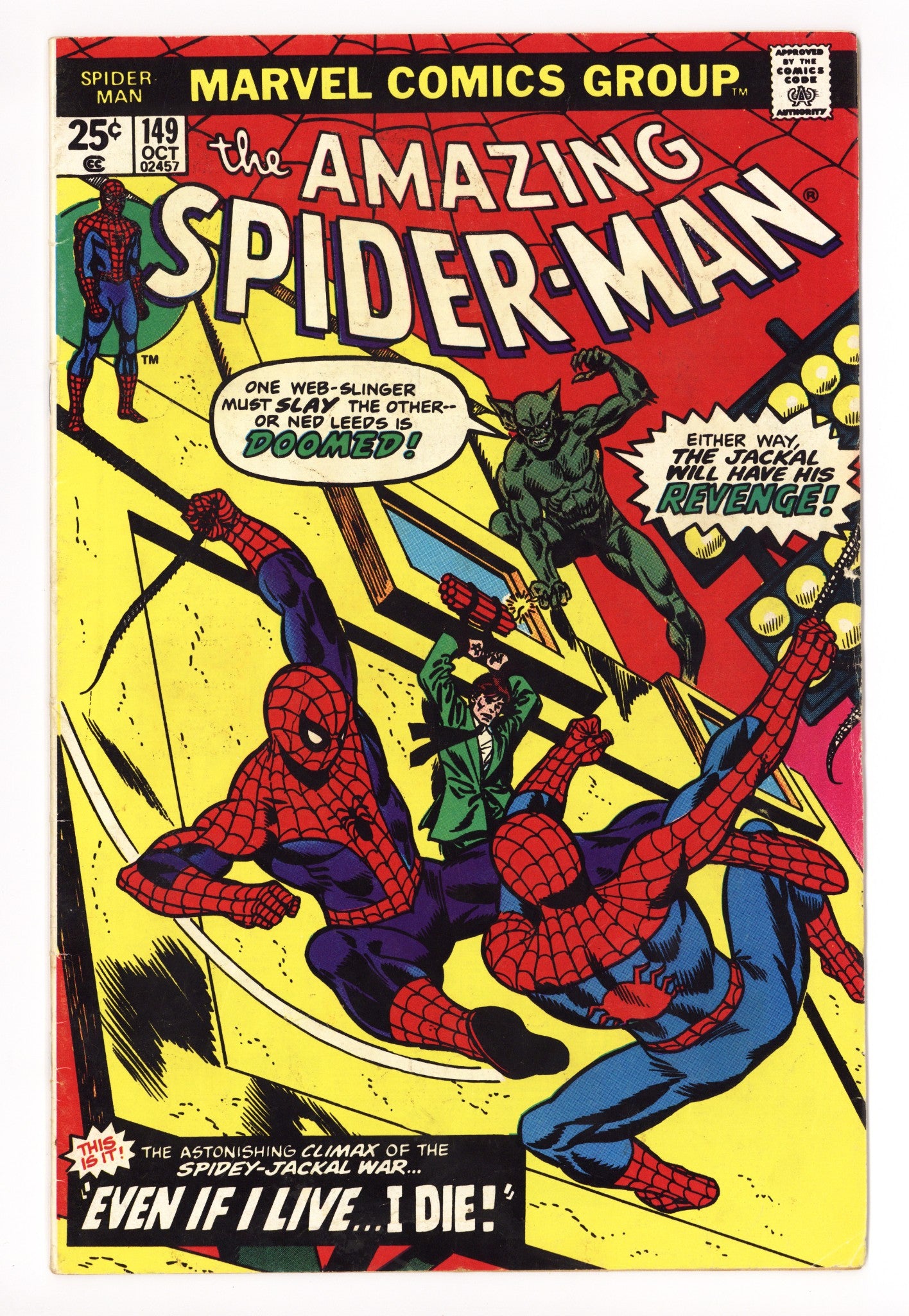 The Amazing Spider-Man Vol 1 149 VG (4.0) (1975) 