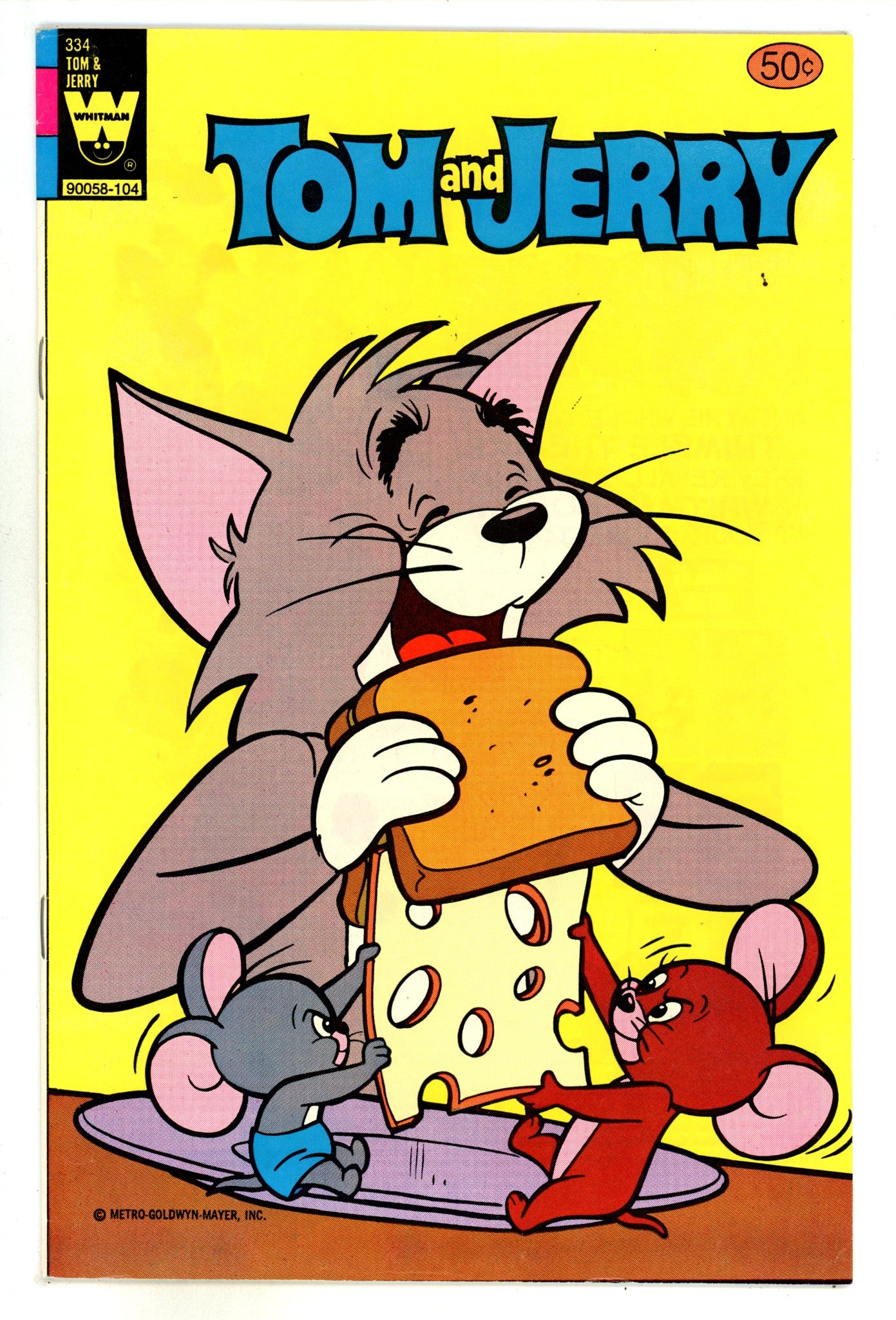Tom and Jerry 334 Mid Grade (1981) Whitman Variant 