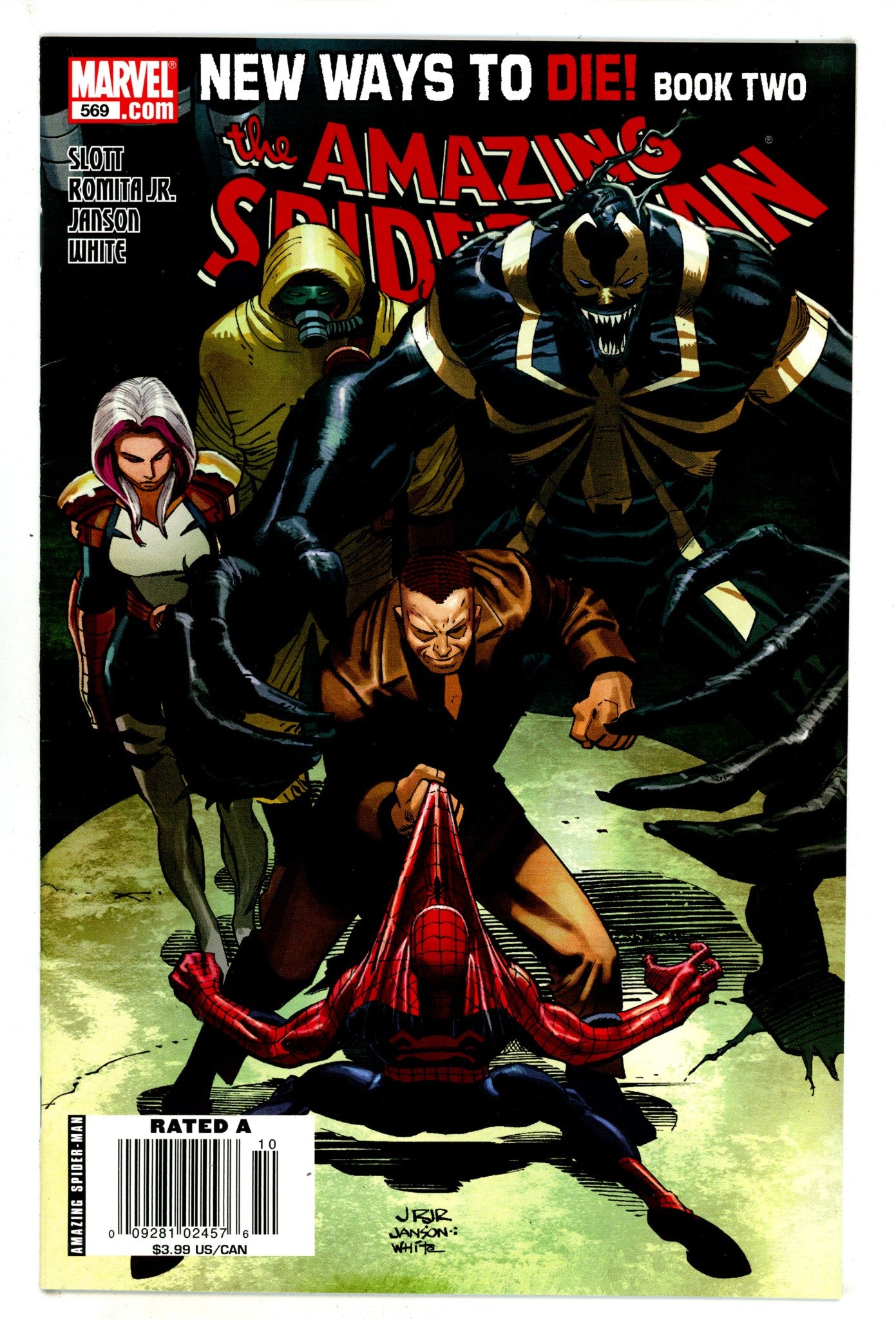 The Amazing Spider-Man Vol 2 569 VF- (7.5) (2008) Newsstand 