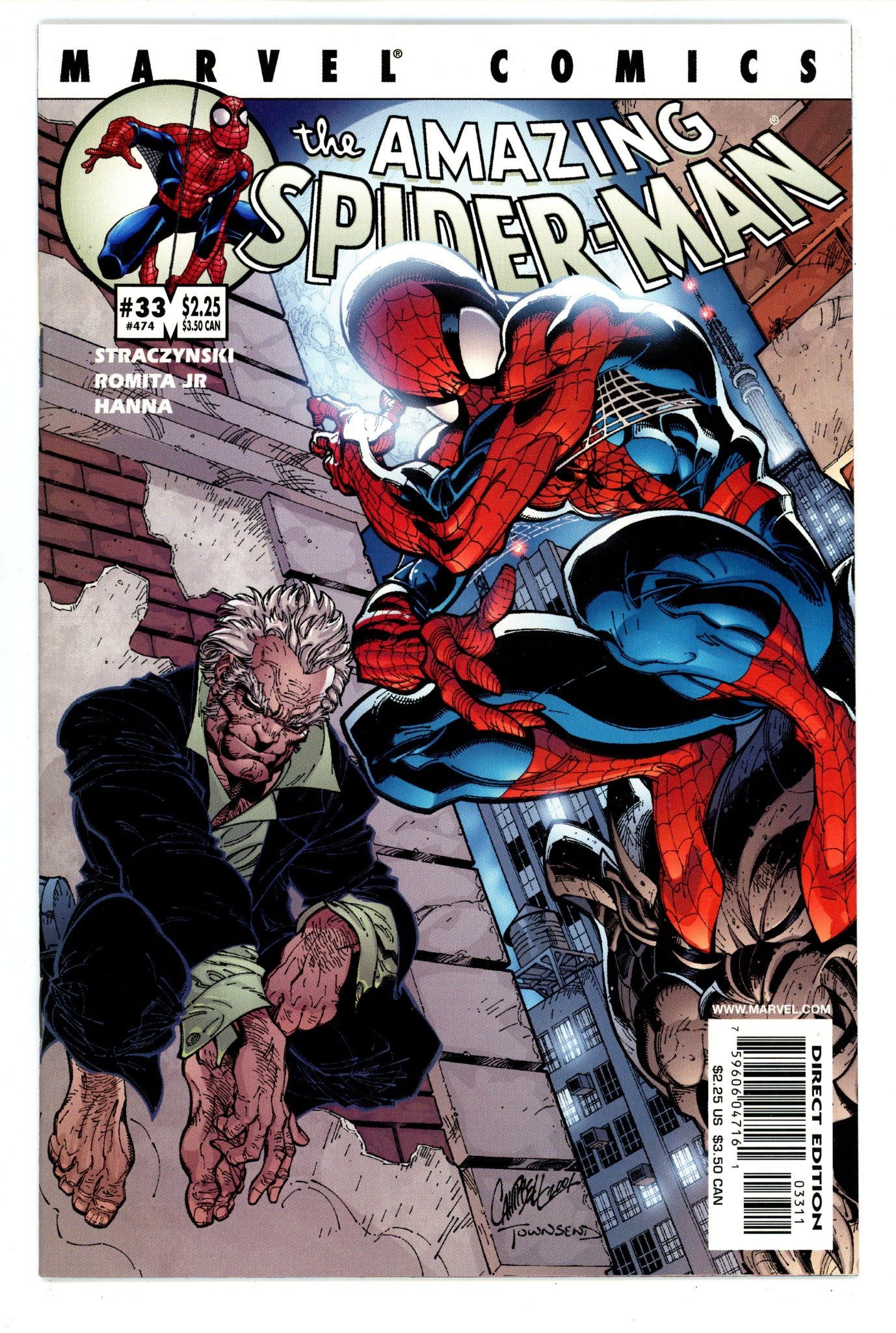 The Amazing Spider-Man Vol 2 33 (474) VF/NM (9.0) (2001) 