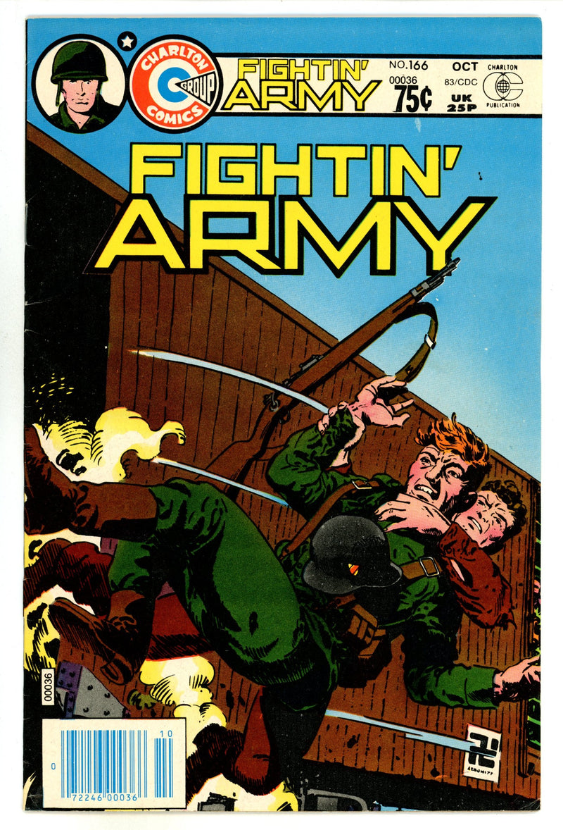 Fightin' Army 166 FN+ (6.5) (1983) Canadian Price Variant 