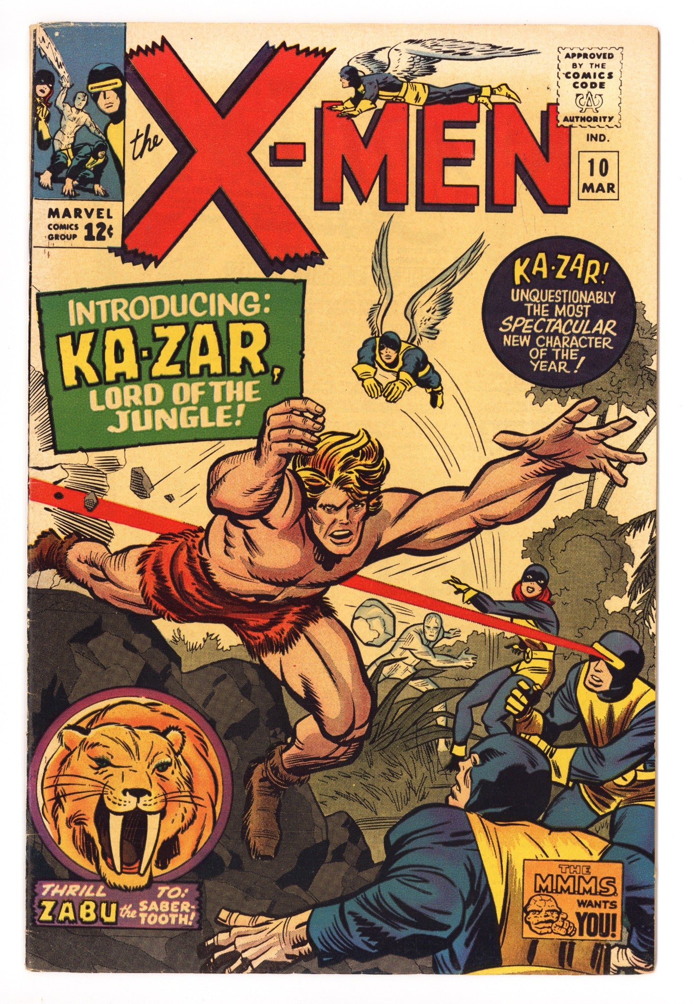The X-Men Vol 1 10 FN (6.0) (1965) 
