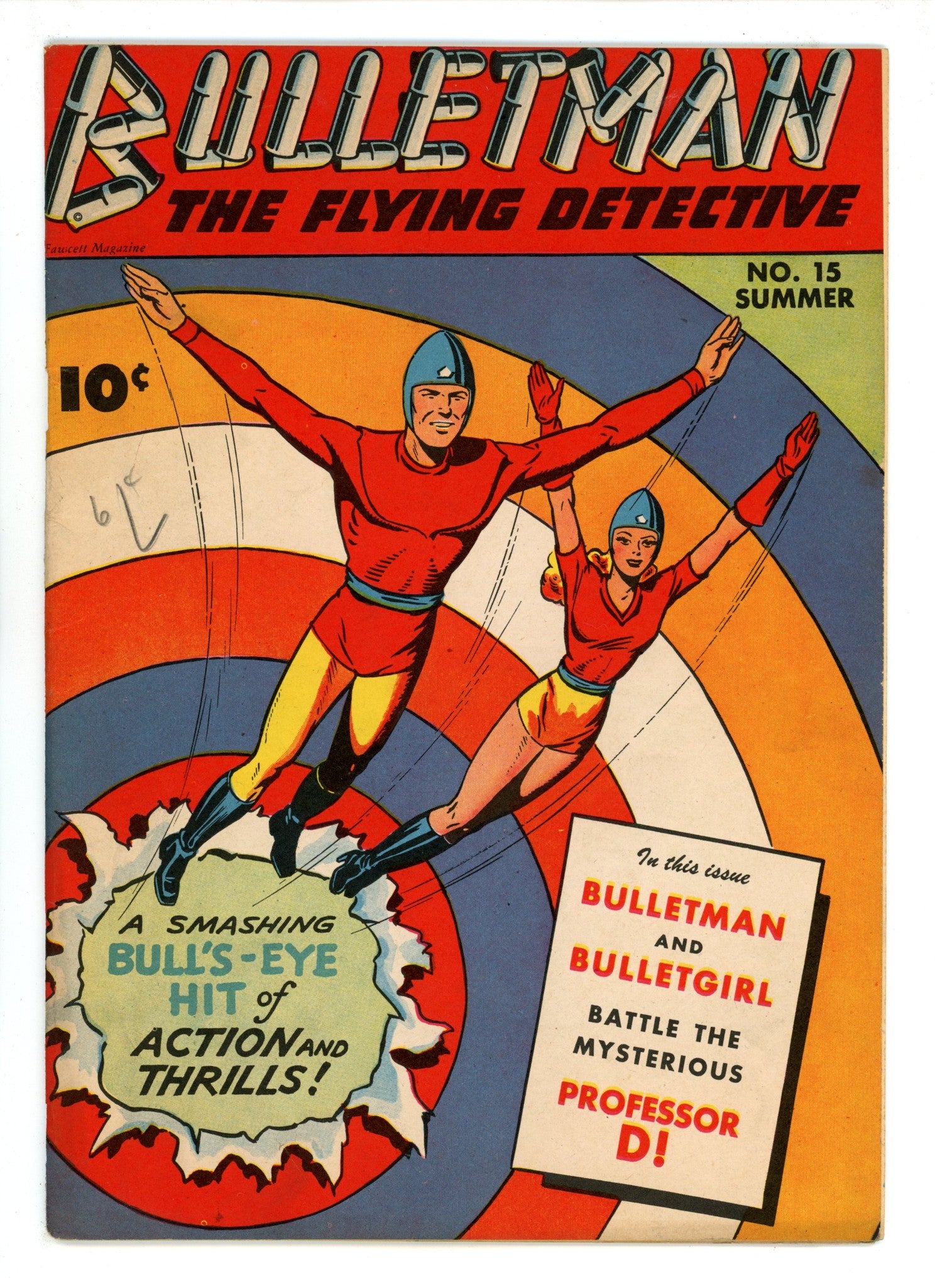 Bulletman 15 FN (6.0) Trimmed (1946) 