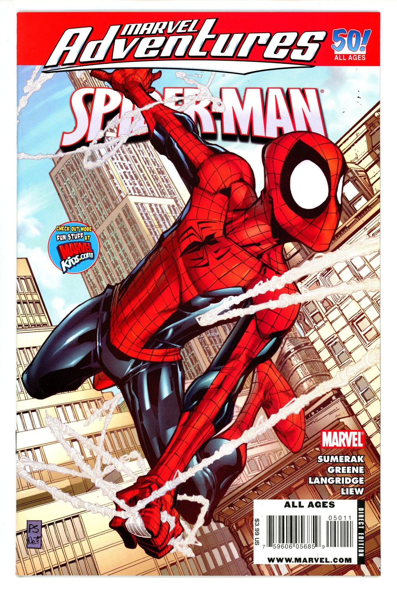 Marvel Adventures Spider-Man Vol 1 50 VF+ (8.5) (2009) 
