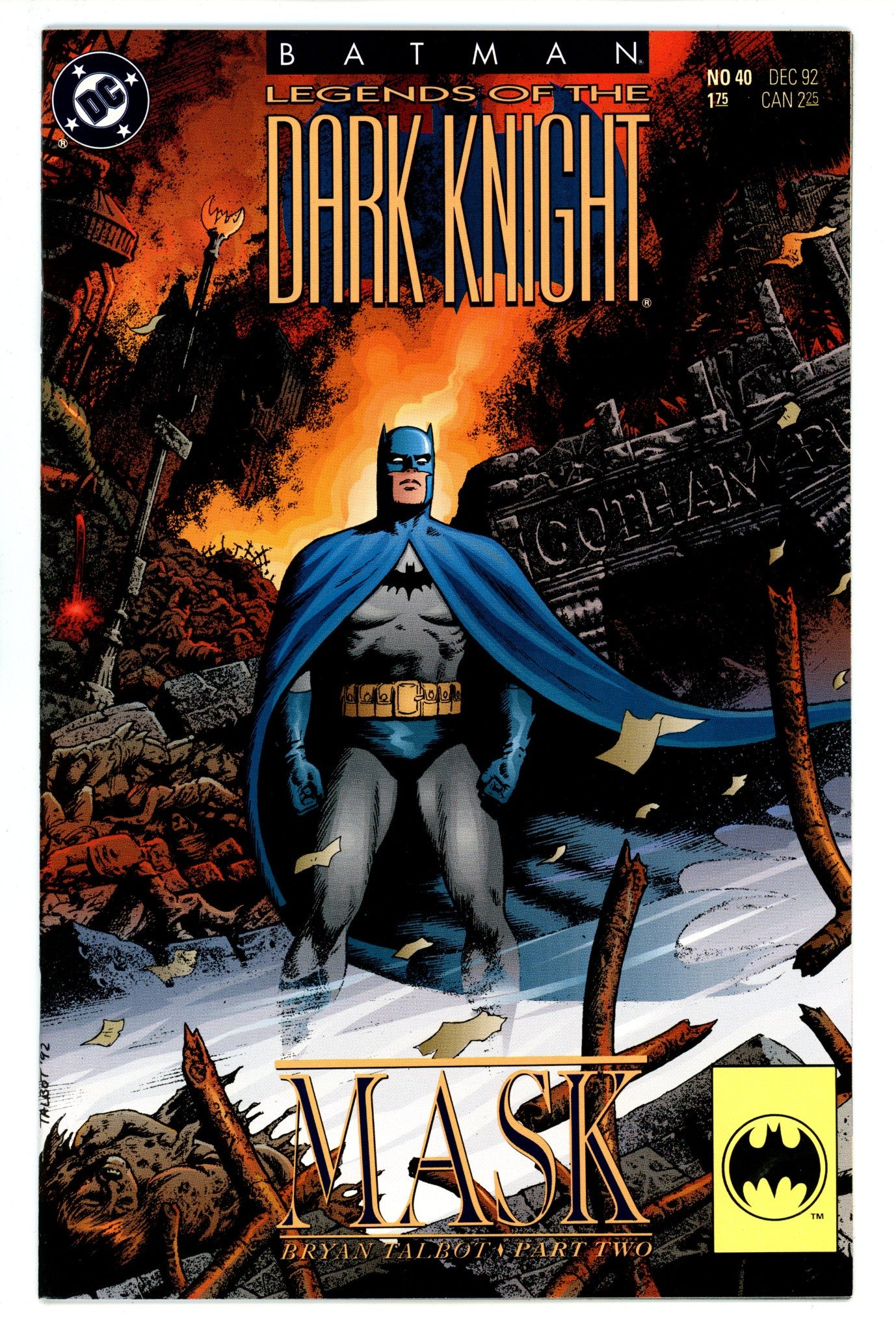Batman: Legends of the Dark Knight 40 Mid Grade (1992) 
