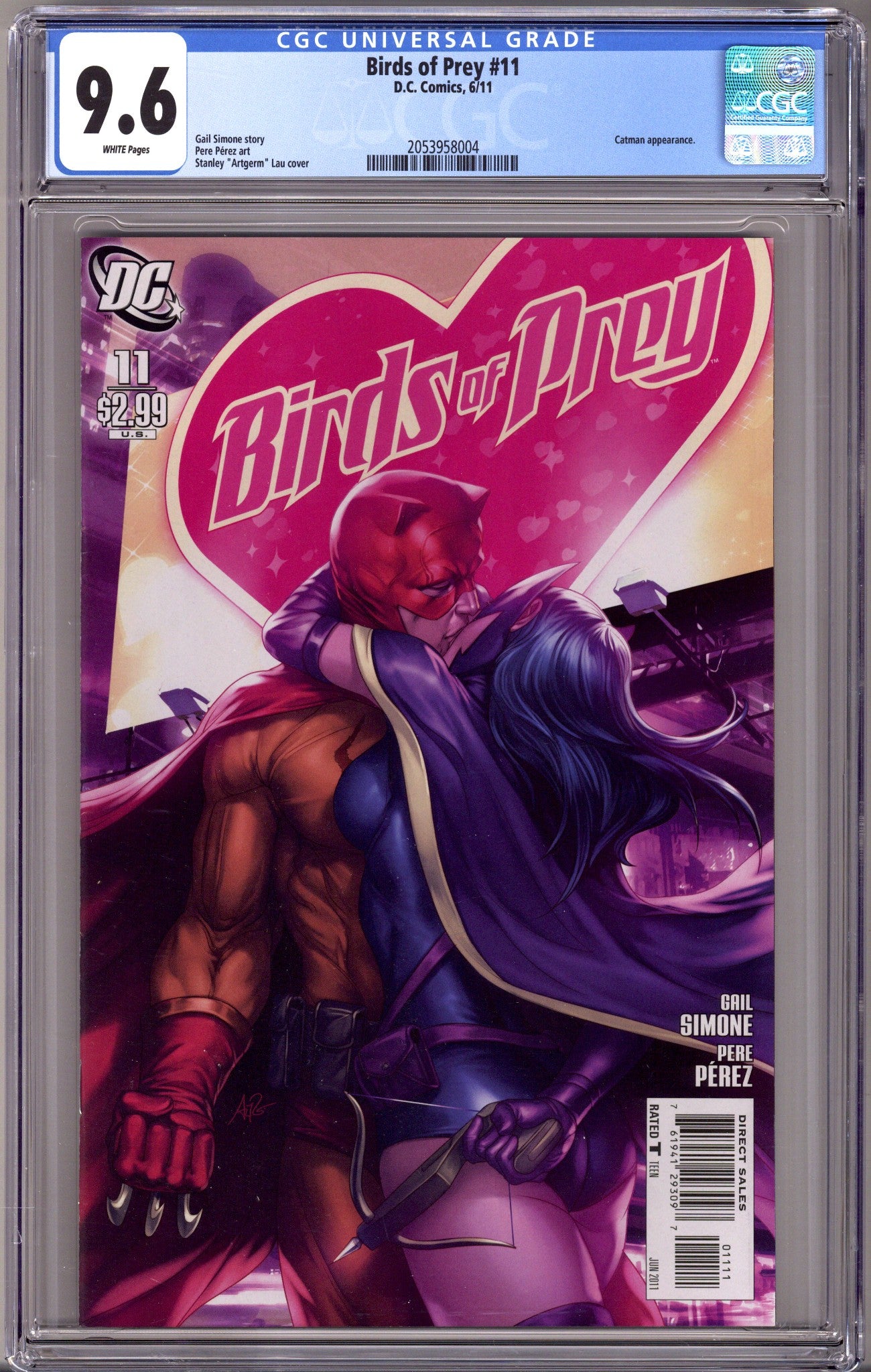 Birds of Prey Vol 2 11 CGC 9.6 (NM+) (2011) 