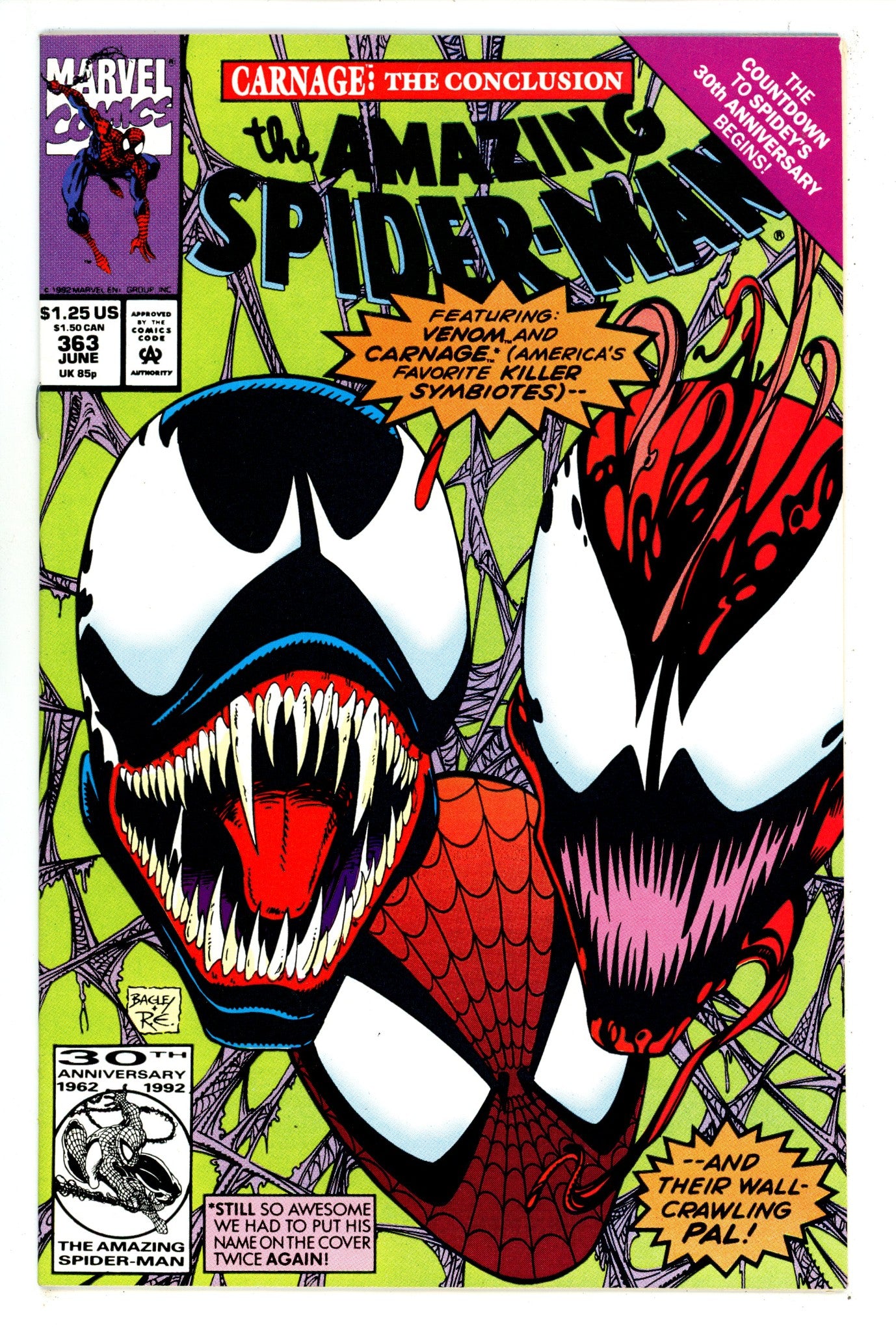 The Amazing Spider-Man Vol 1 363 NM- (9.2) (1992) 