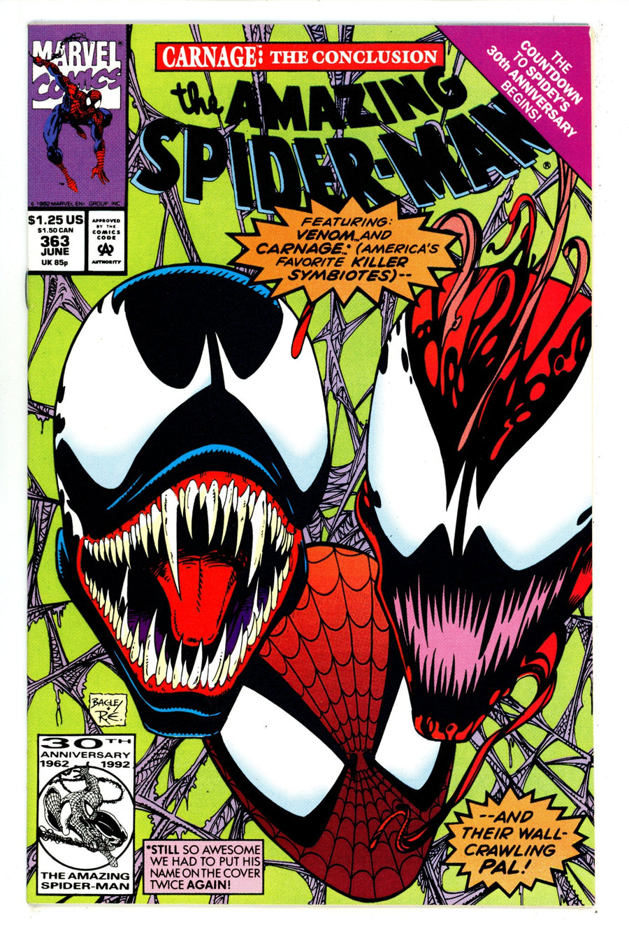 The Amazing Spider-Man Vol 1 363 NM- (9.2) (1992) 