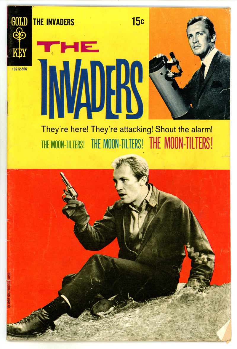 The Invaders 3 VG+ (4.5) 15c Variant (1968) 