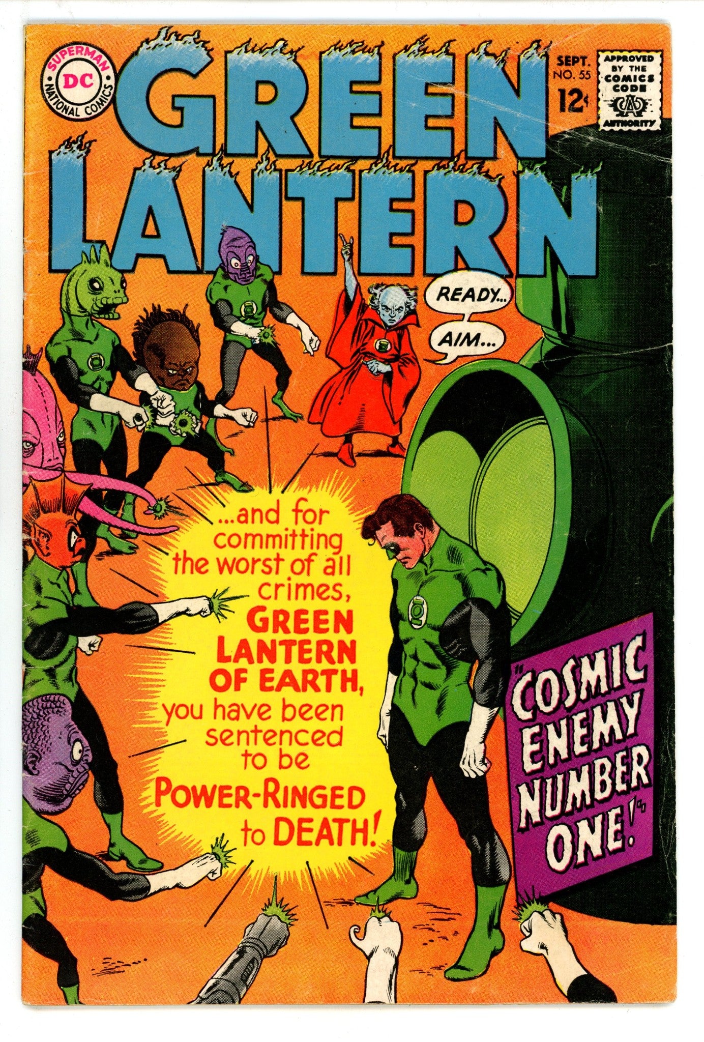 Green Lantern Vol 2 55 VG (4.0) (1967) 