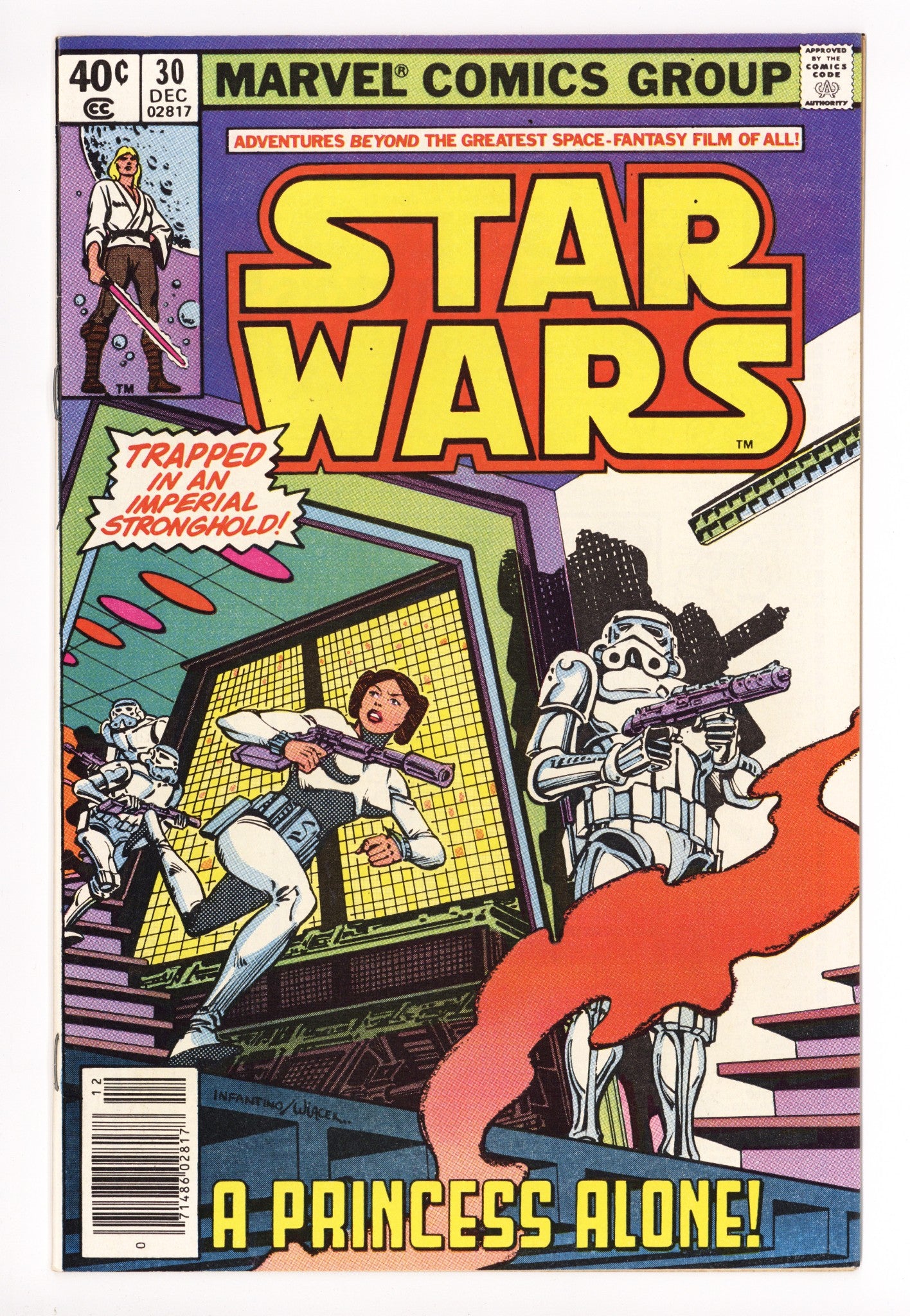 Star Wars Vol 1 30 VF (8.0) (1979) Newsstand 