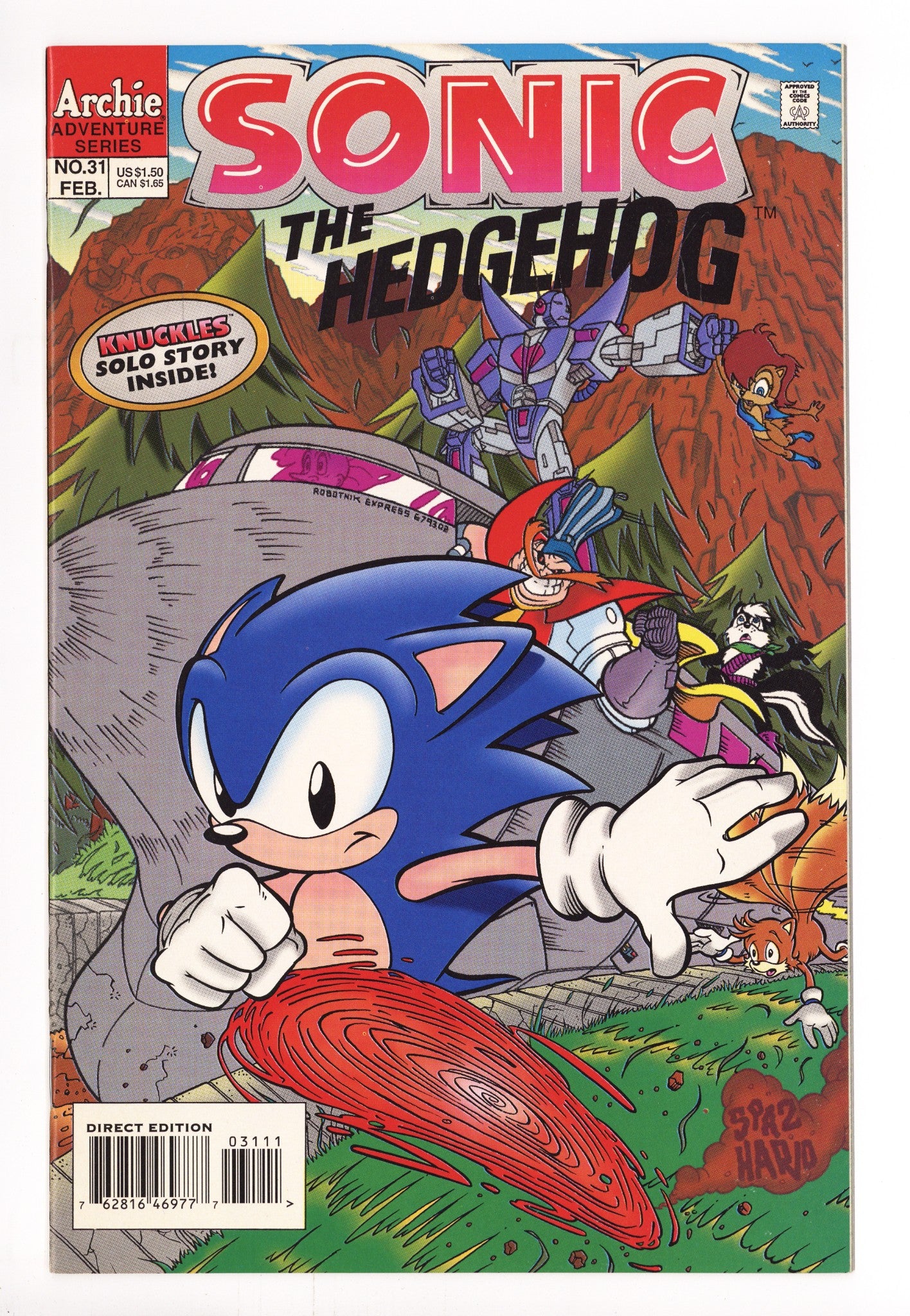 Sonic the Hedgehog Vol 2 31 VF/NM (9.0) (1996) 
