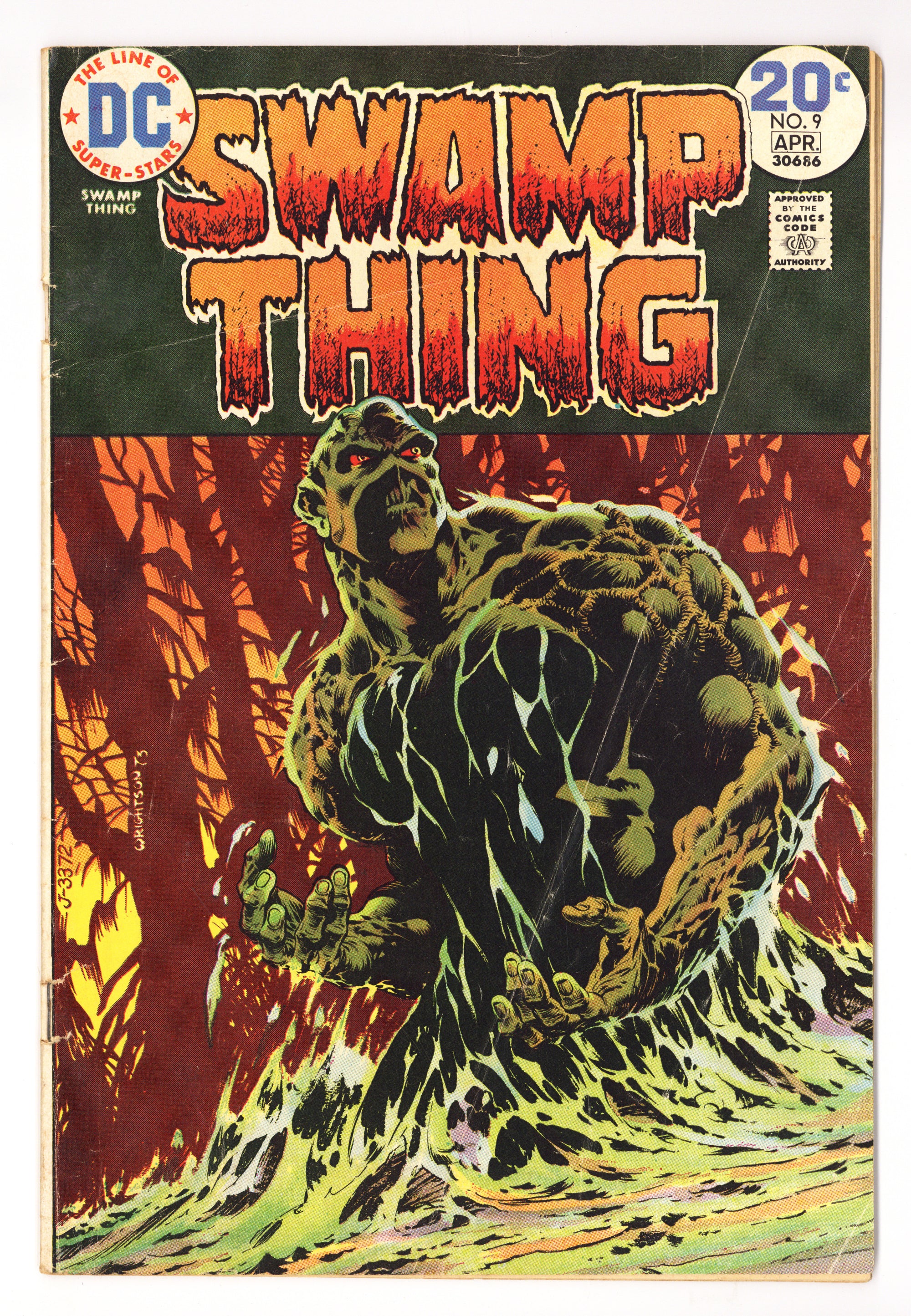 Swamp Thing Vol 1 9  GD/VG (3.0)   (1974)        