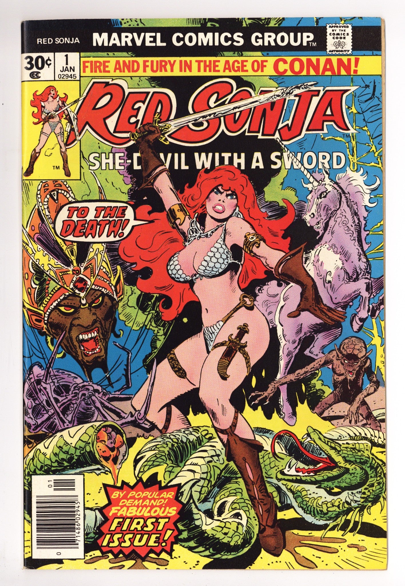 Red Sonja Vol 1 1 FN+ (6.5) (1977) 