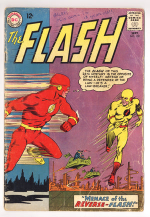 The Flash Vol 1 139 GD+ (2.5) (1963)