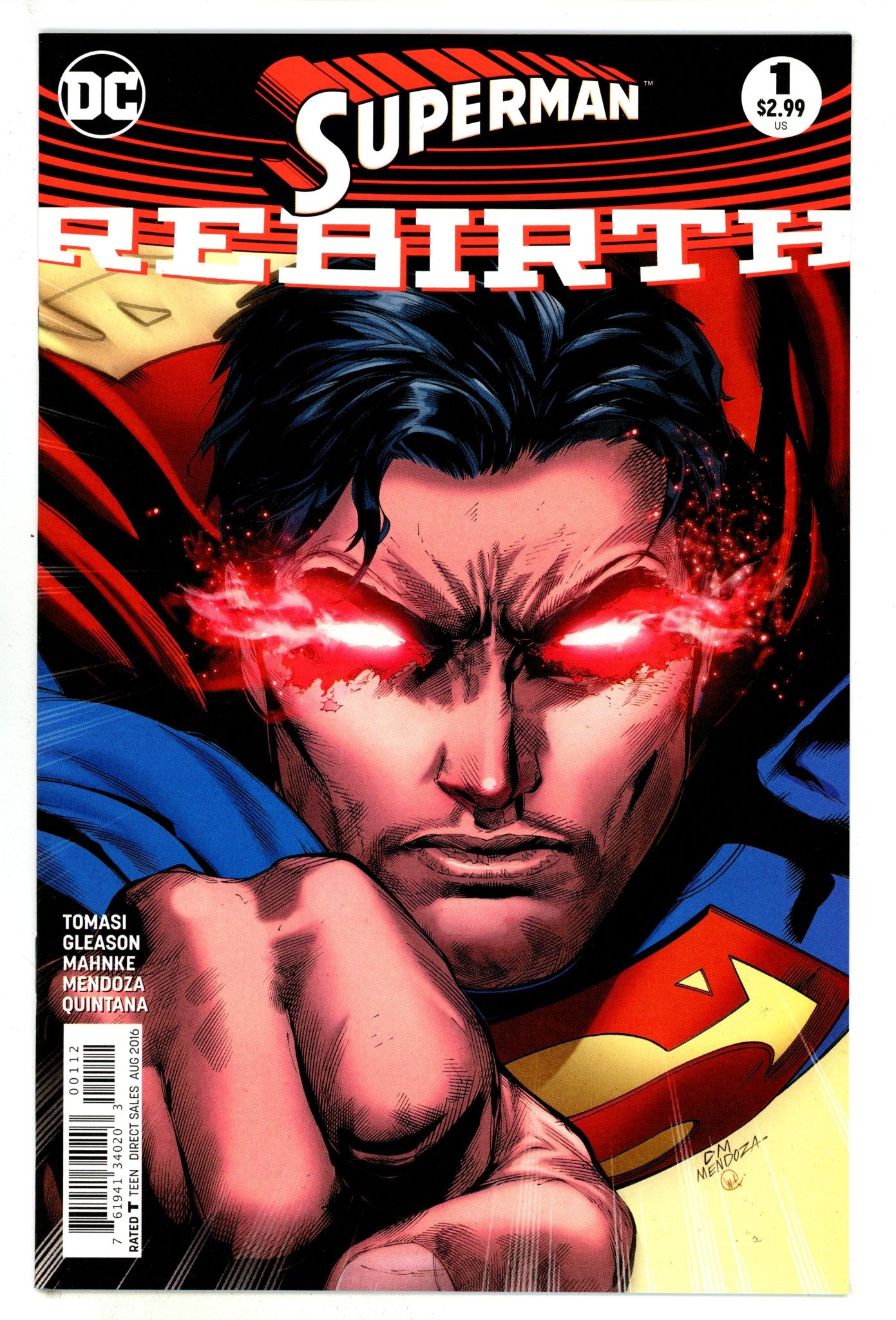 Superman: Rebirth 1 High Grade (2016) 2nd Print 