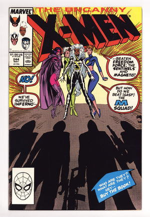 The Uncanny X-Men Vol 1 244 VF/NM (9.0) (1989)
